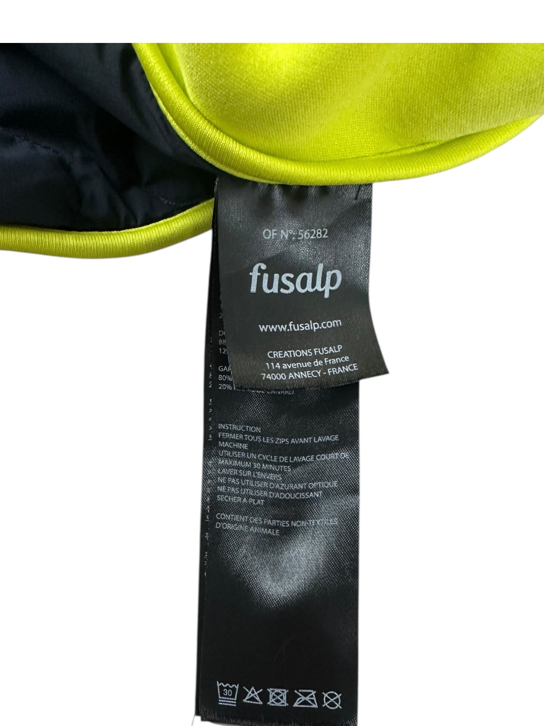 Veste Fusalp marine taille S - Détail