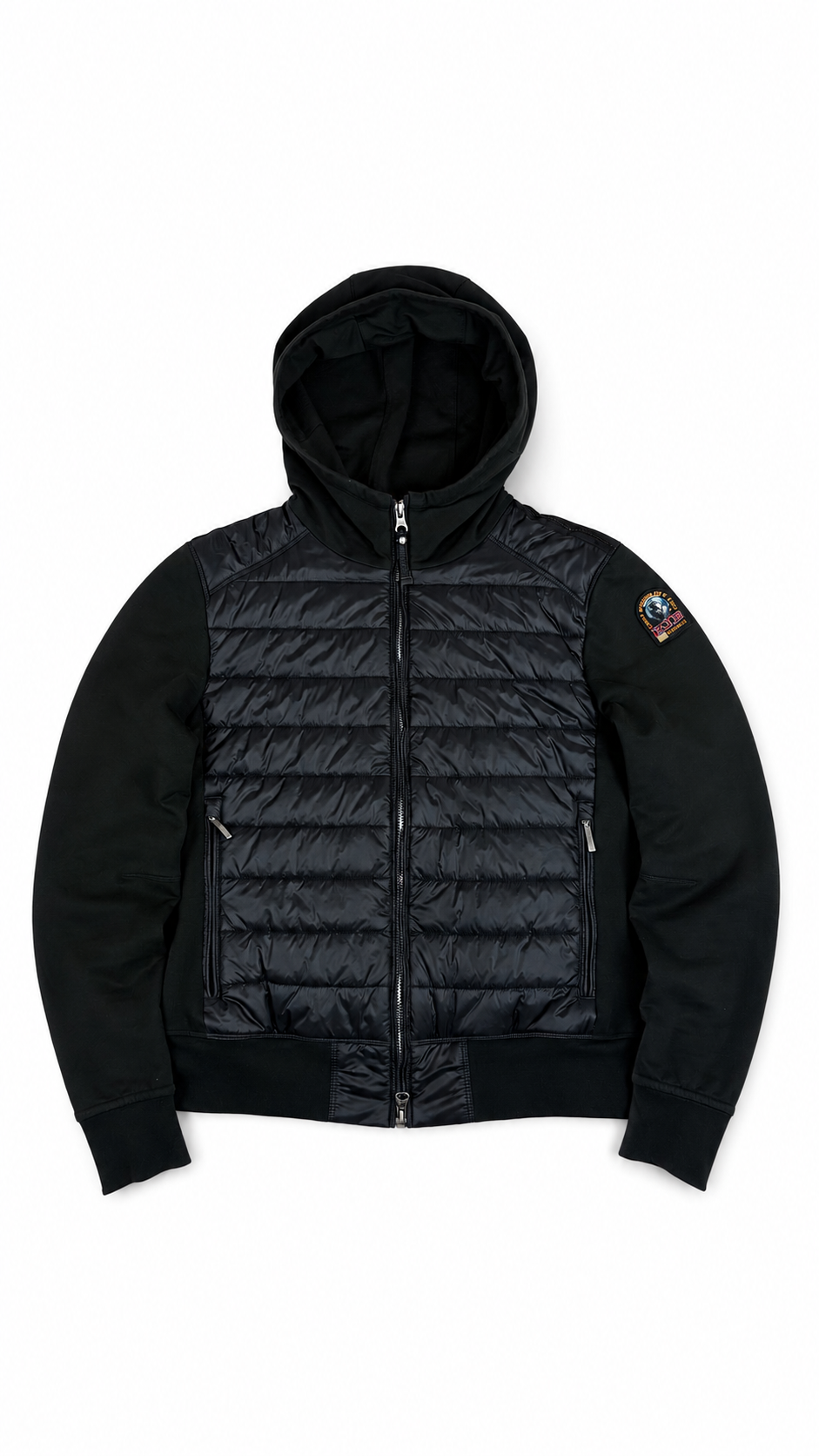 Gilet Parajumpers Fleece & Puffer noir taille S - vue 1/6