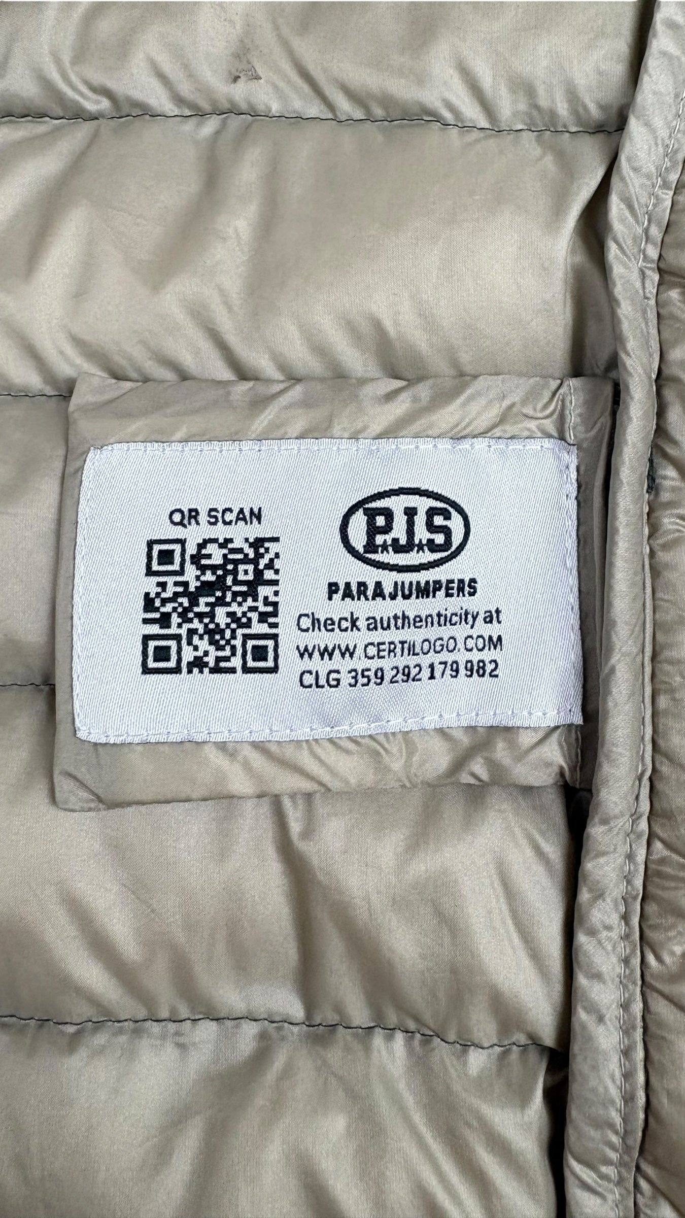 Gilet Parajumpers kaki taille S - vue 5/5