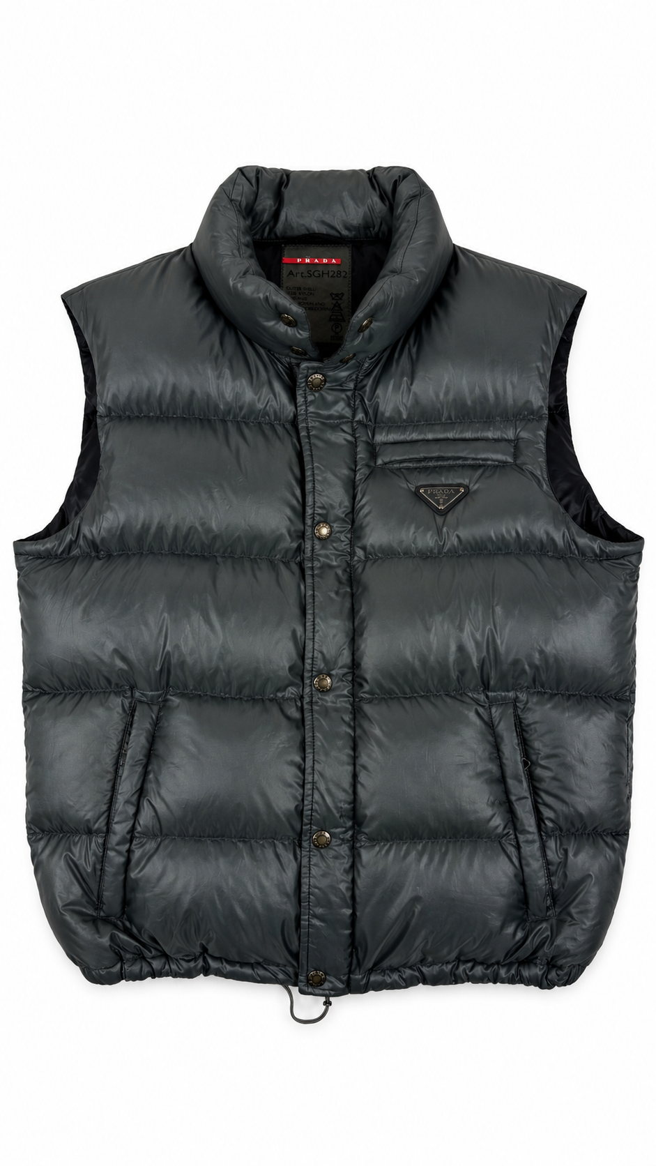 Gilet Prada gris taille 48 - vue 1/4