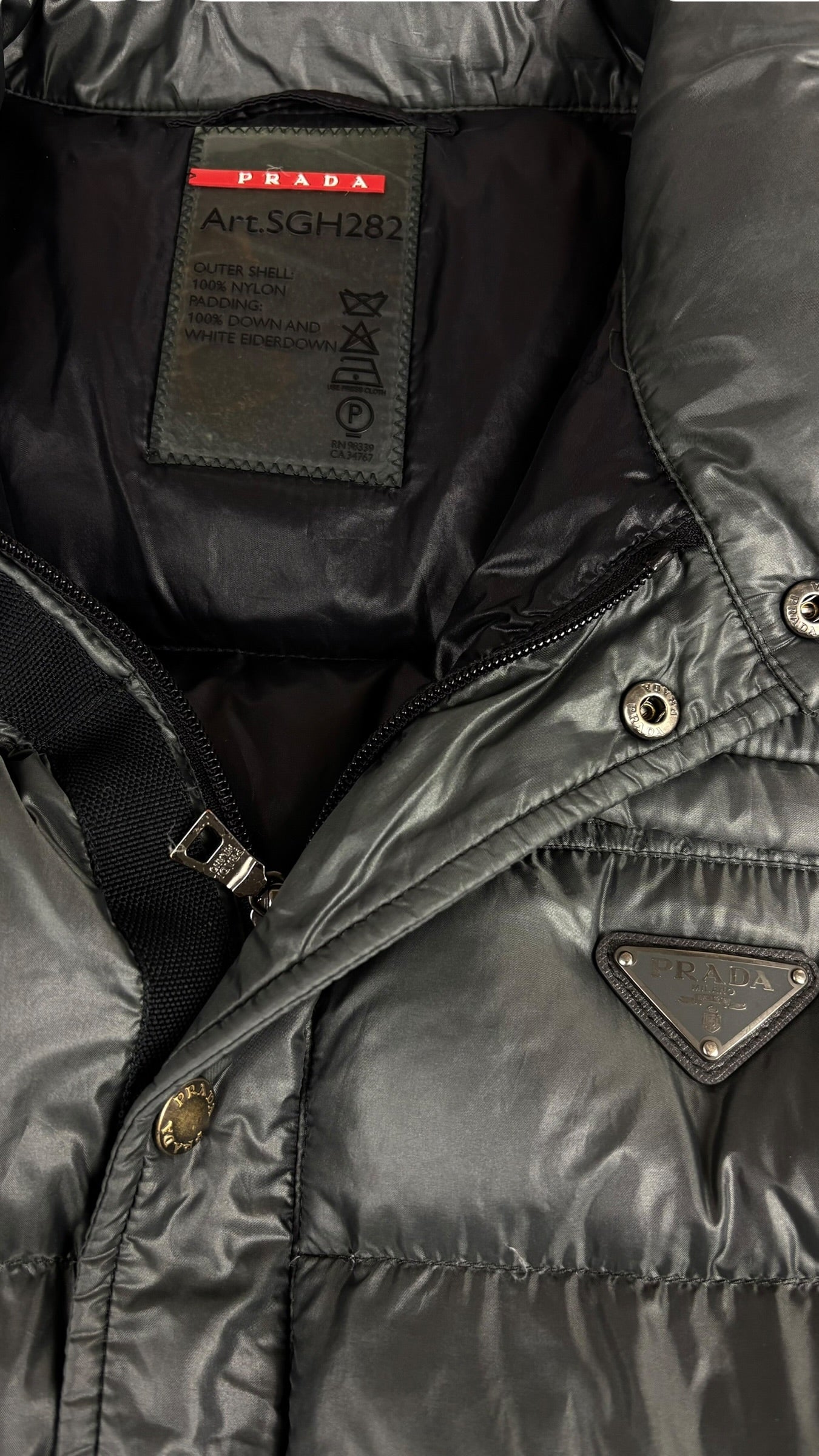 Gilet Prada gris taille 48 - vue 2/4