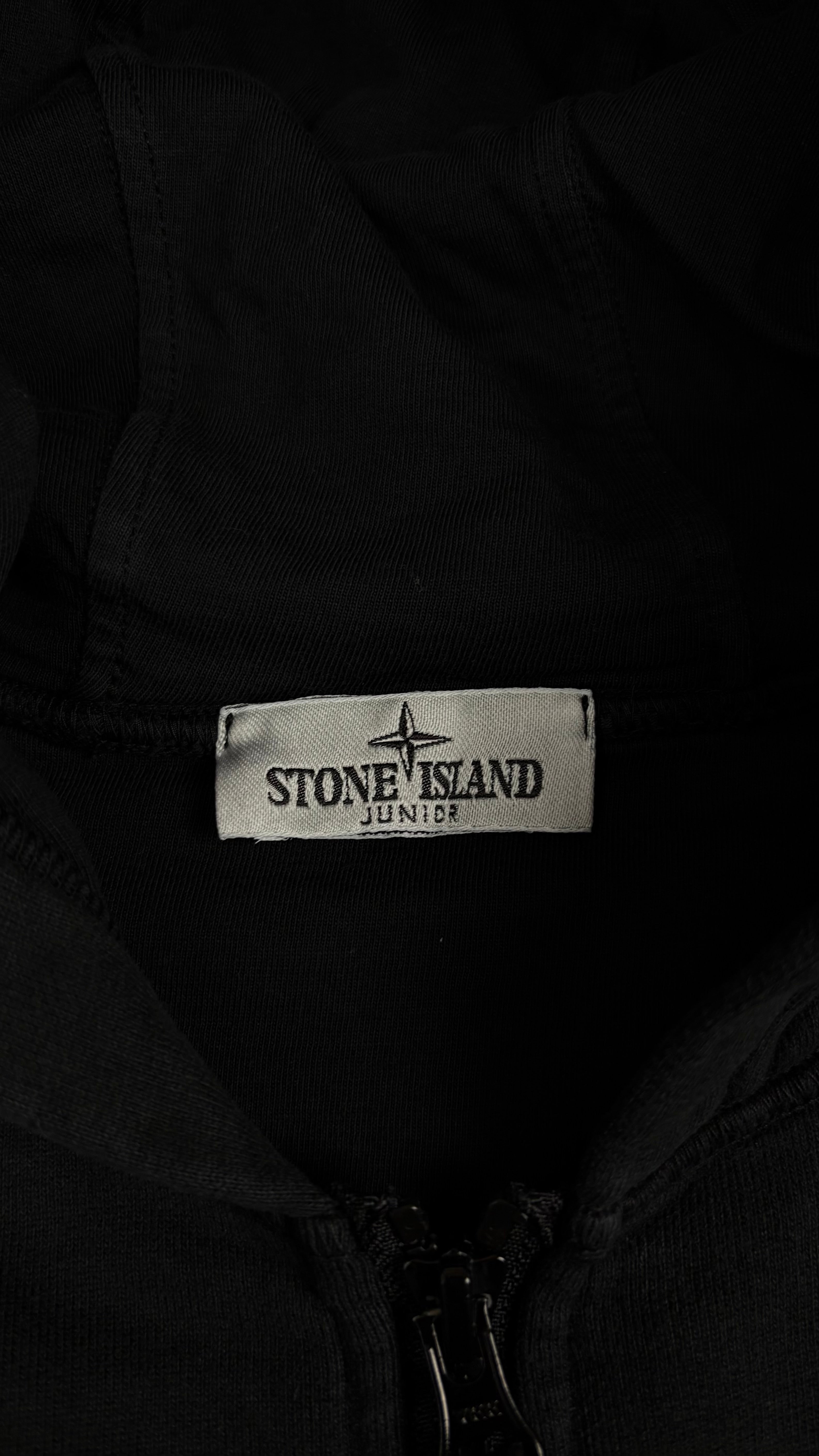 Gilet Stone Island Junior noir taille 12 ans - vue 3/4