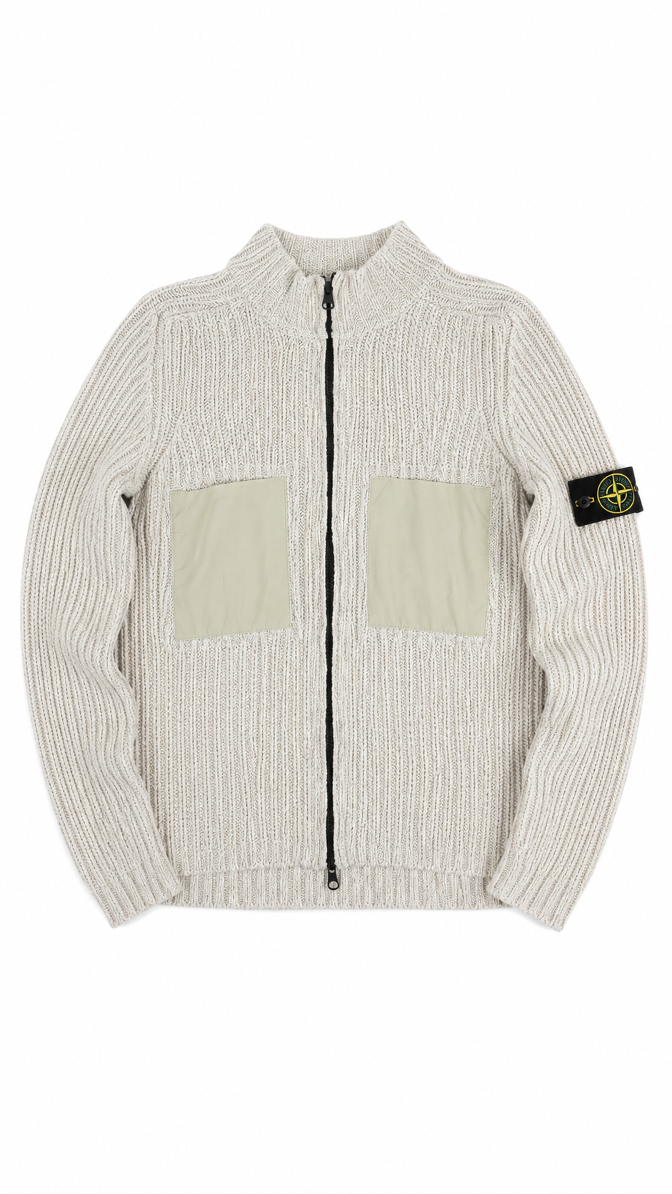 Gilet Stone Island Vintage crème taille L - vue 1/3