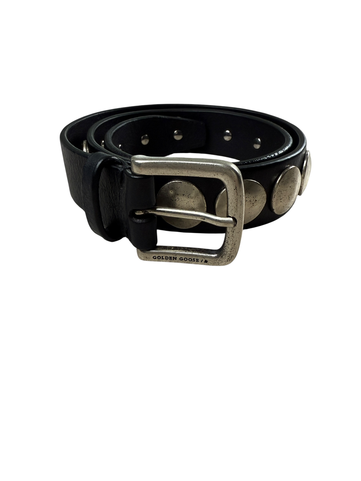 Ceinture Golden Goose noir taille 75 cm, neuf — vue 1