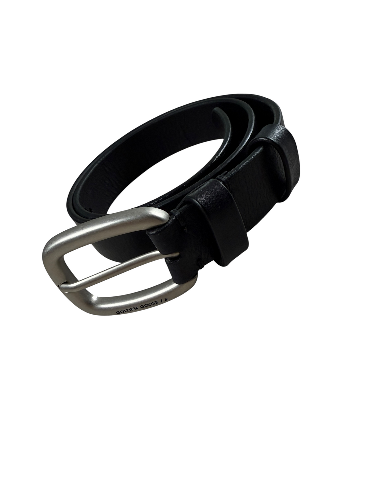 Ceinture Golden Goose noir taille 75 cm, vue de dos — vue 2