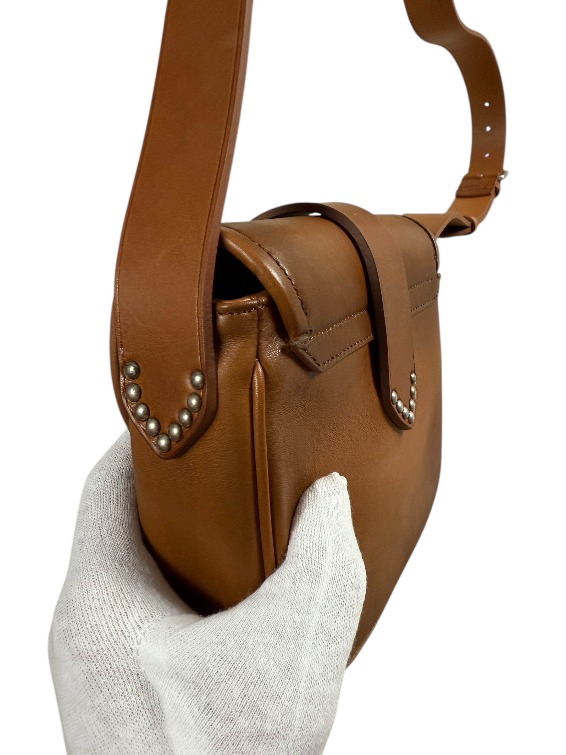 Sac Golden Goose marron taille UNI - Logo et étiquette