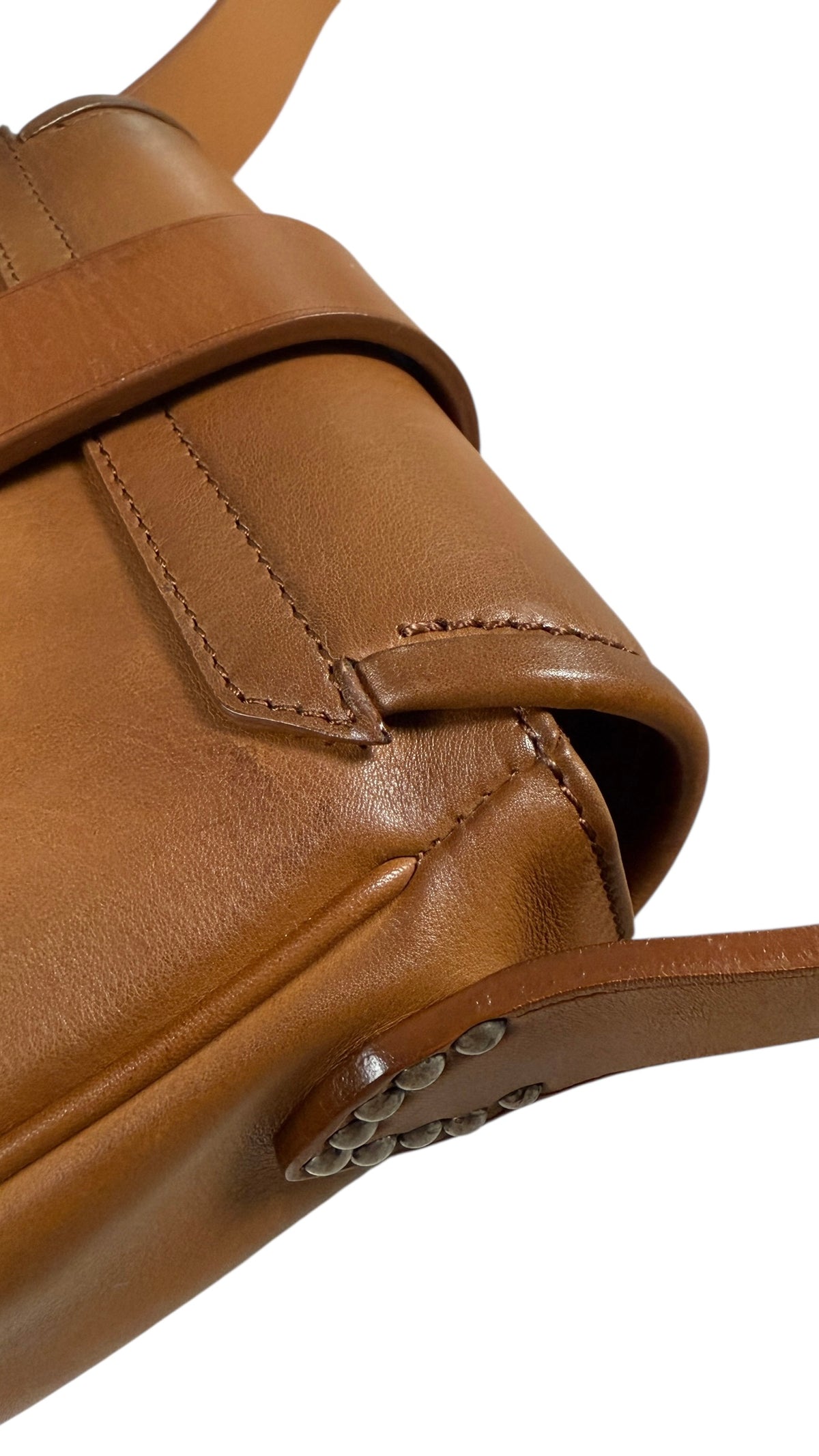 Sac Golden Goose Rodeo Bag Star marron taille UNI, détail matière et finitions — vue 5