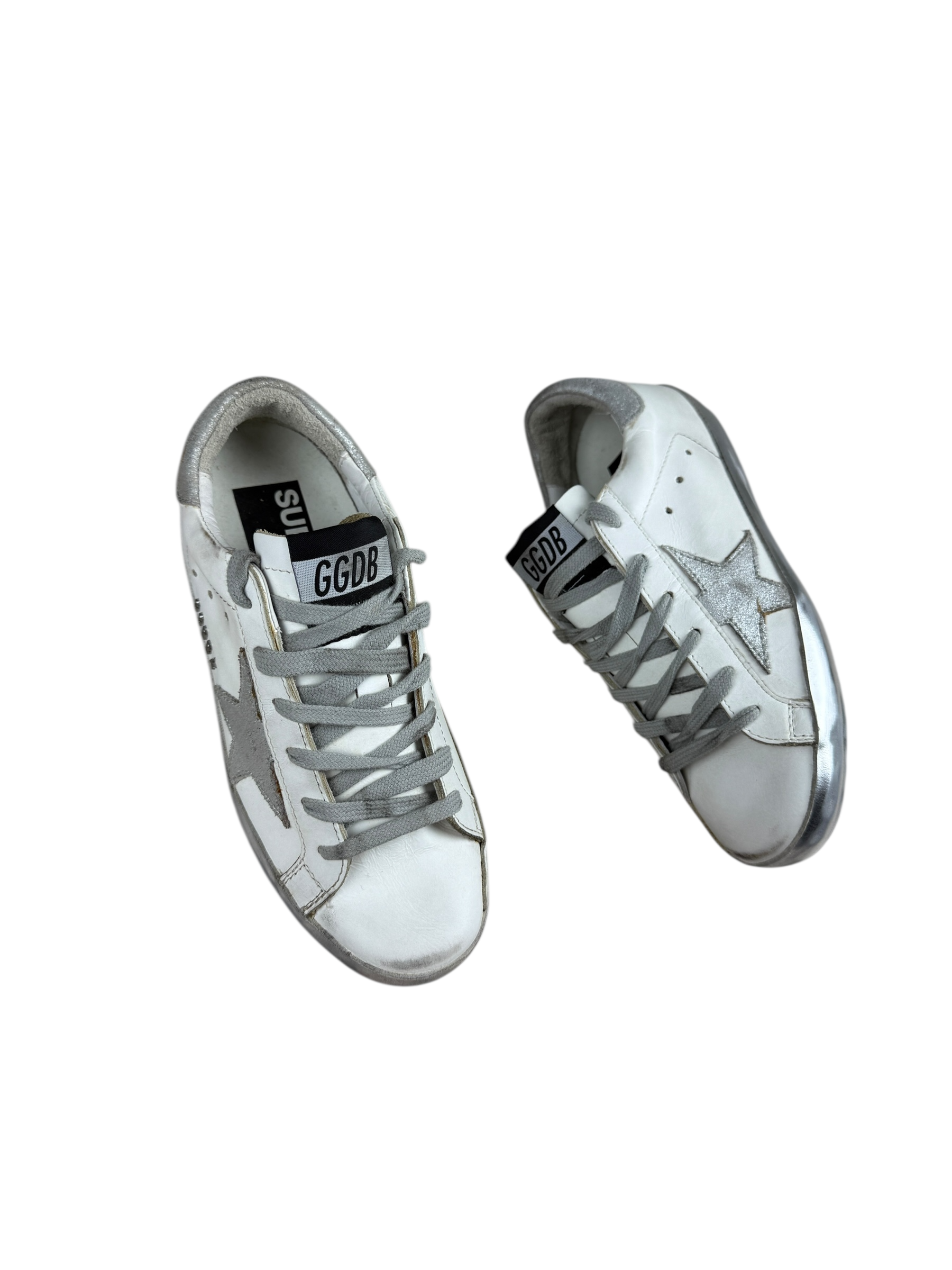 Sneakers Golden Goose blanc taille 34 - Vue de dos