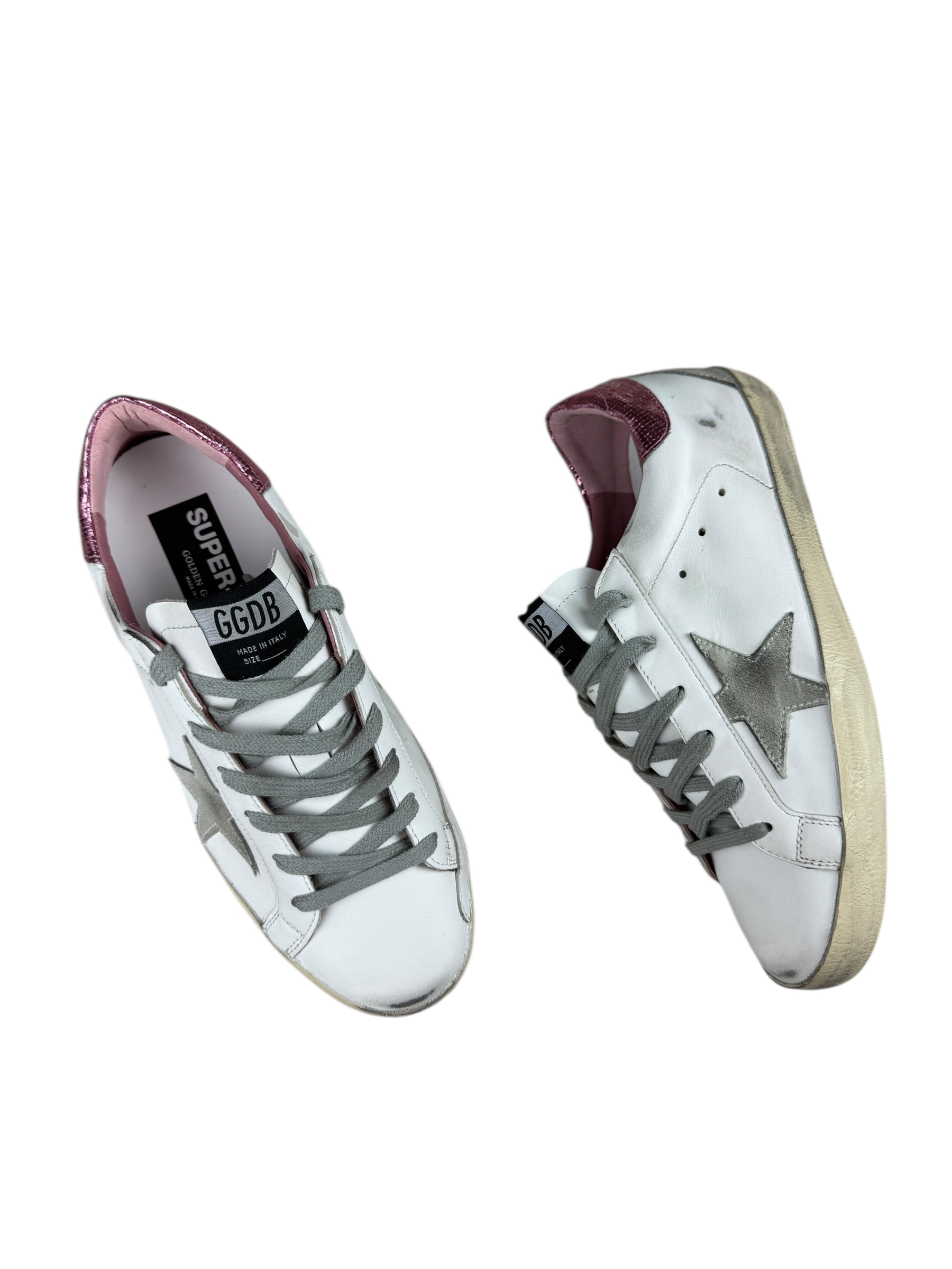 Sneakers Golden Goose blanc taille 39 - Vue de dos