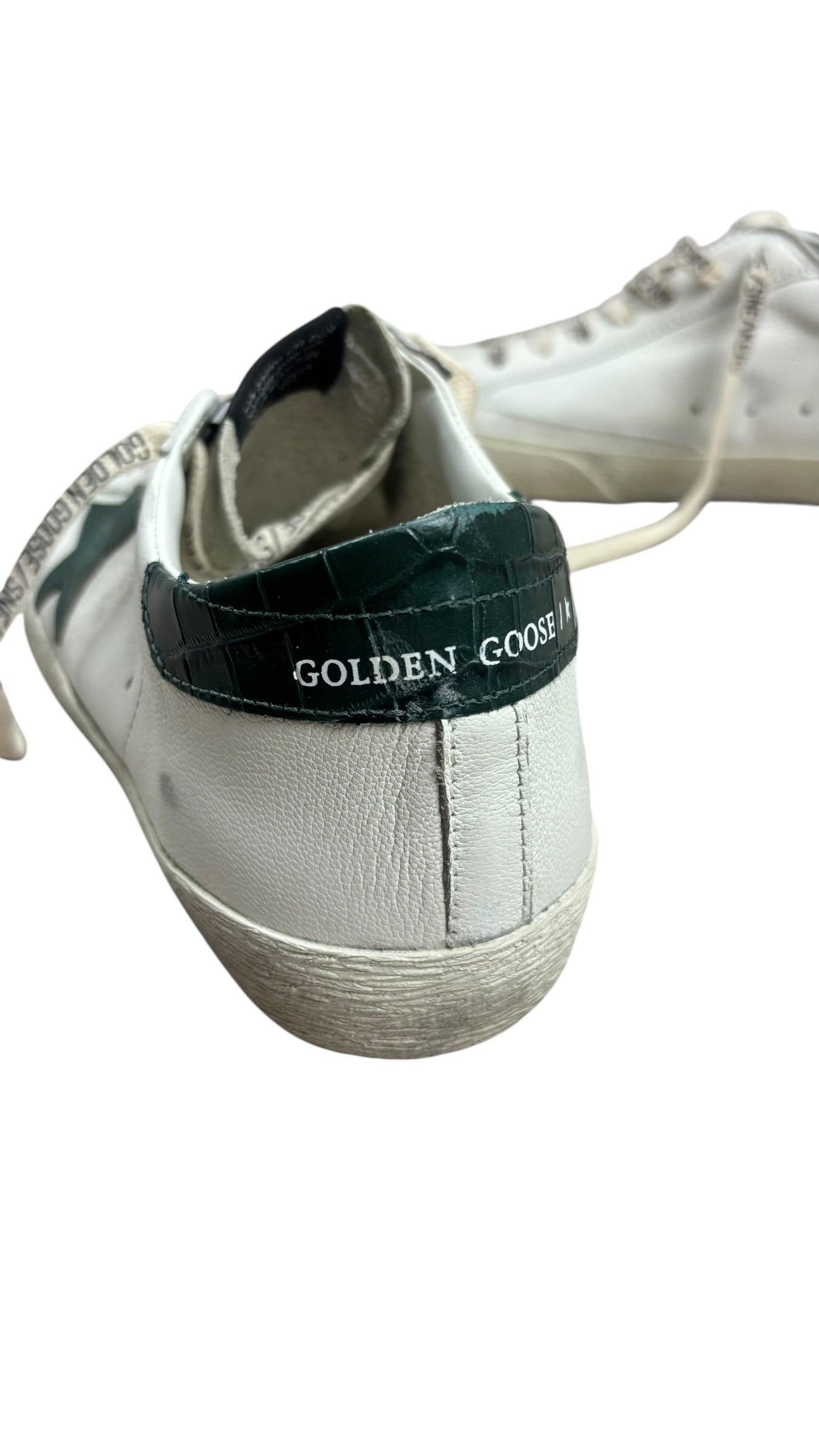 Sneakers Golden Goose vert taille 40 - Logo et étiquette