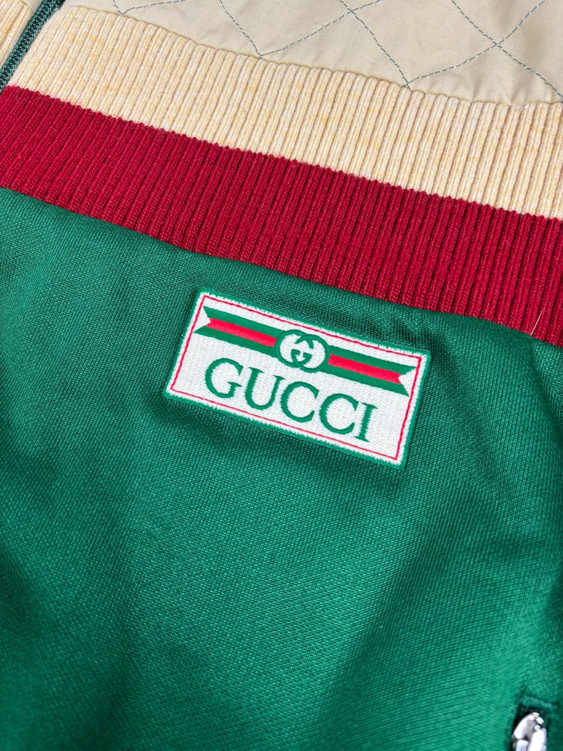 Gilet Gucci vert taille M - Détail