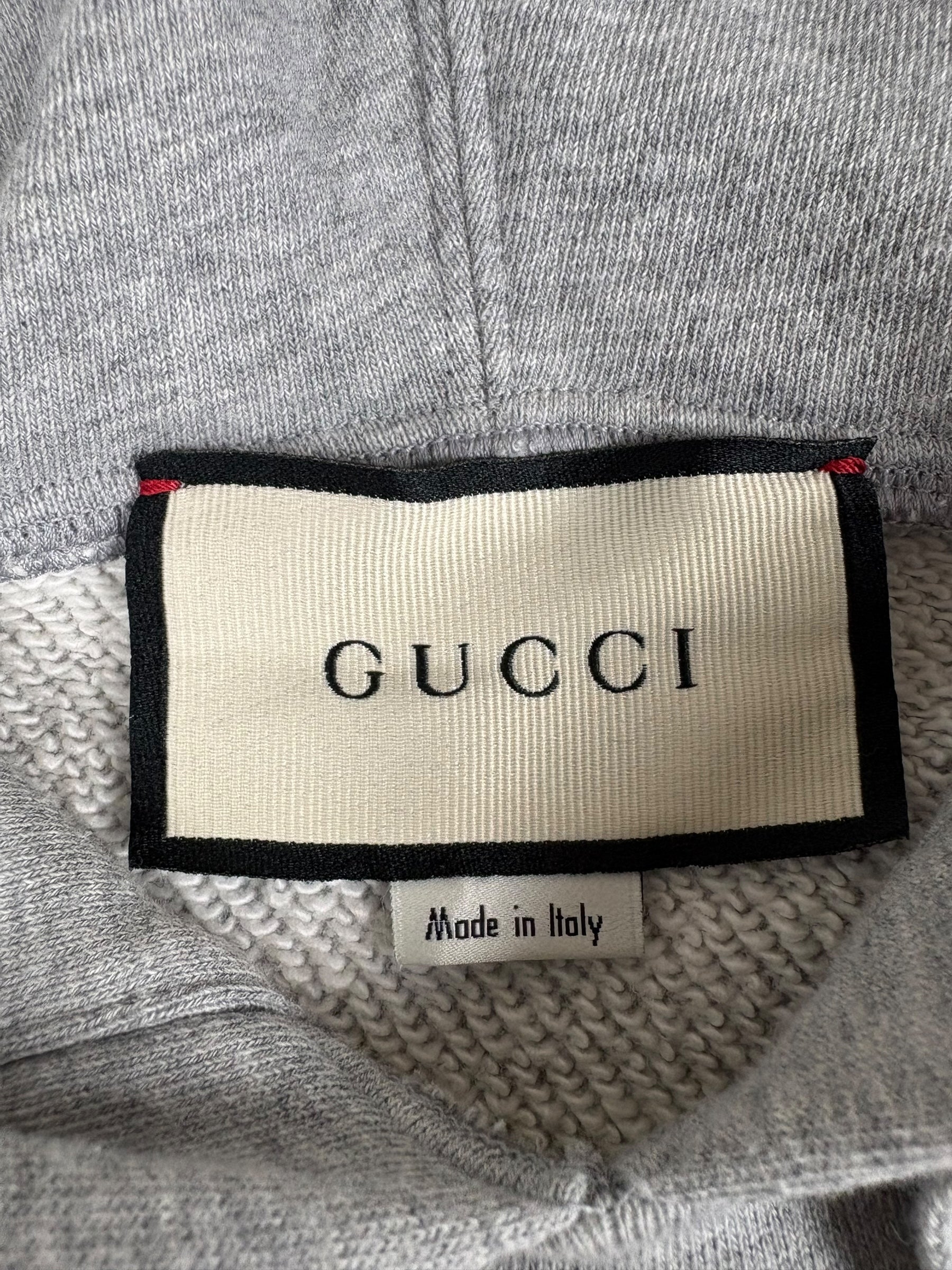 Hoodie Gucci gris taille S - Vue de dos