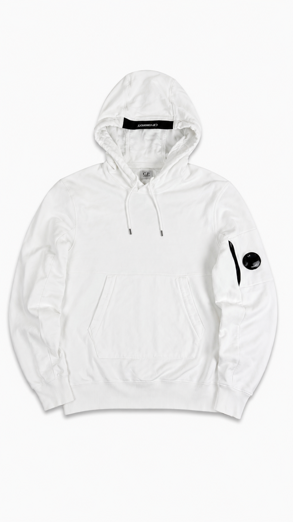 Hoodie Sweat-Shirt C.P Company blanc taille S - vue 1/4