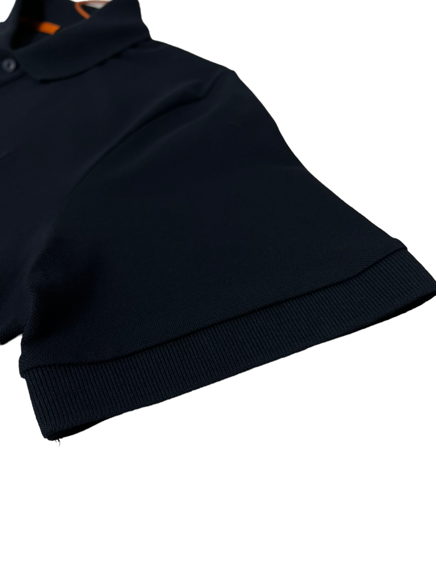 Polo Hugo Boss bleu marine taille S - Logo et étiquette