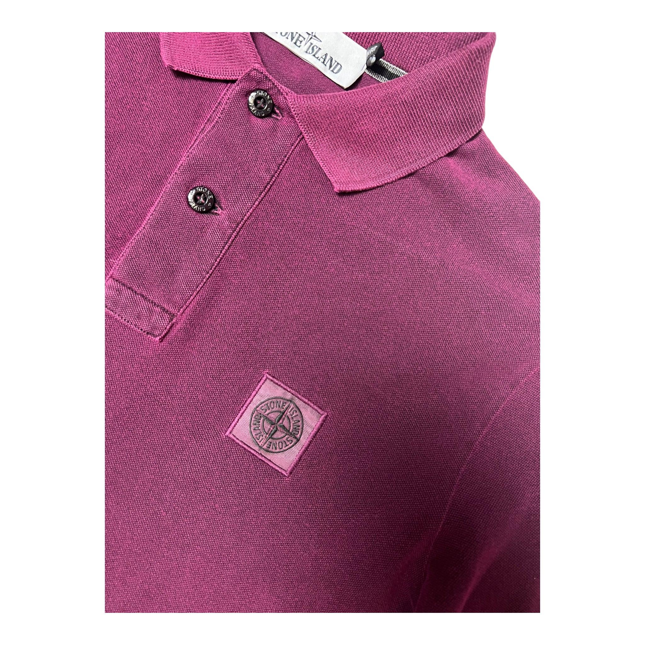 Polo manche best sale longue stone island