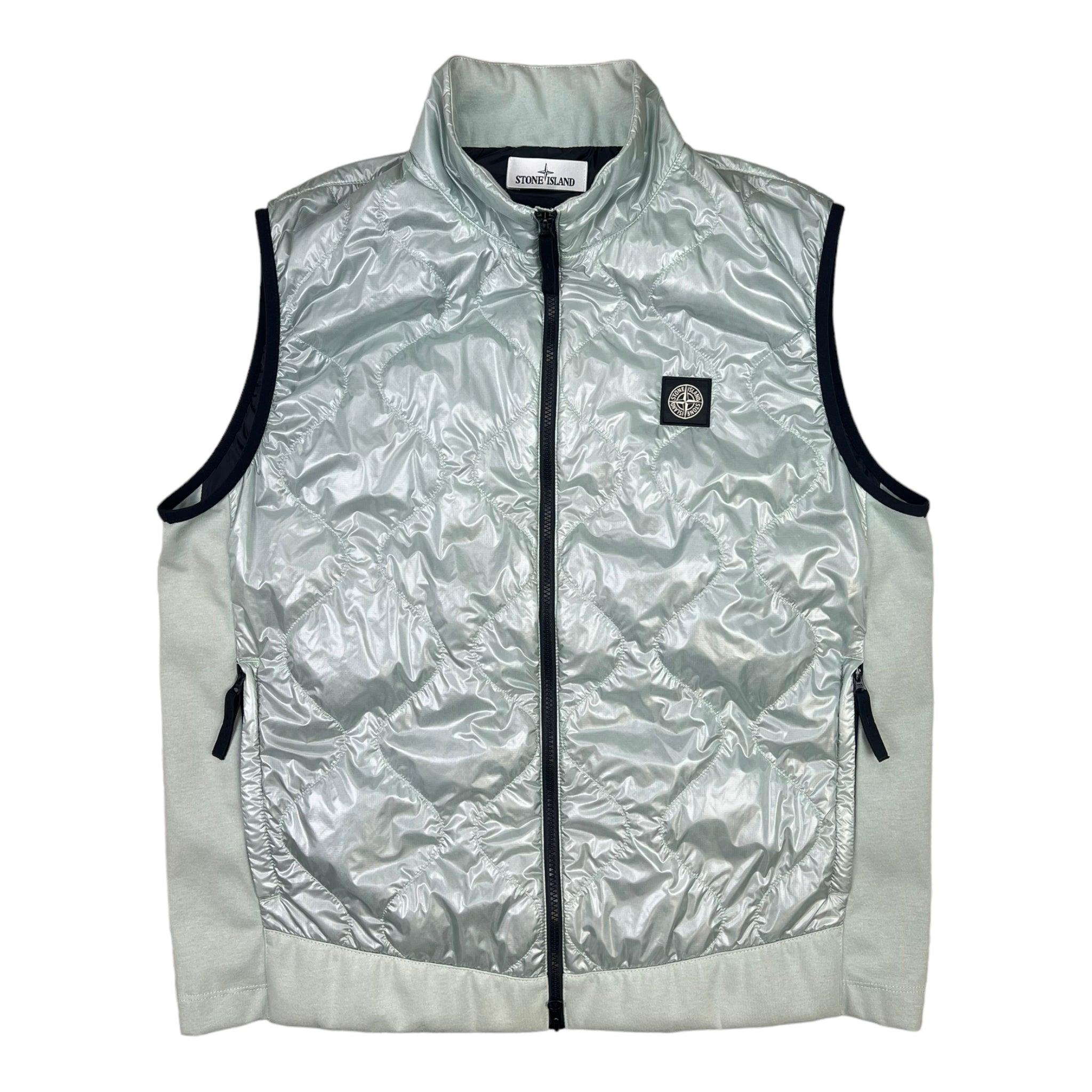 Gilet stone island gris hot sale