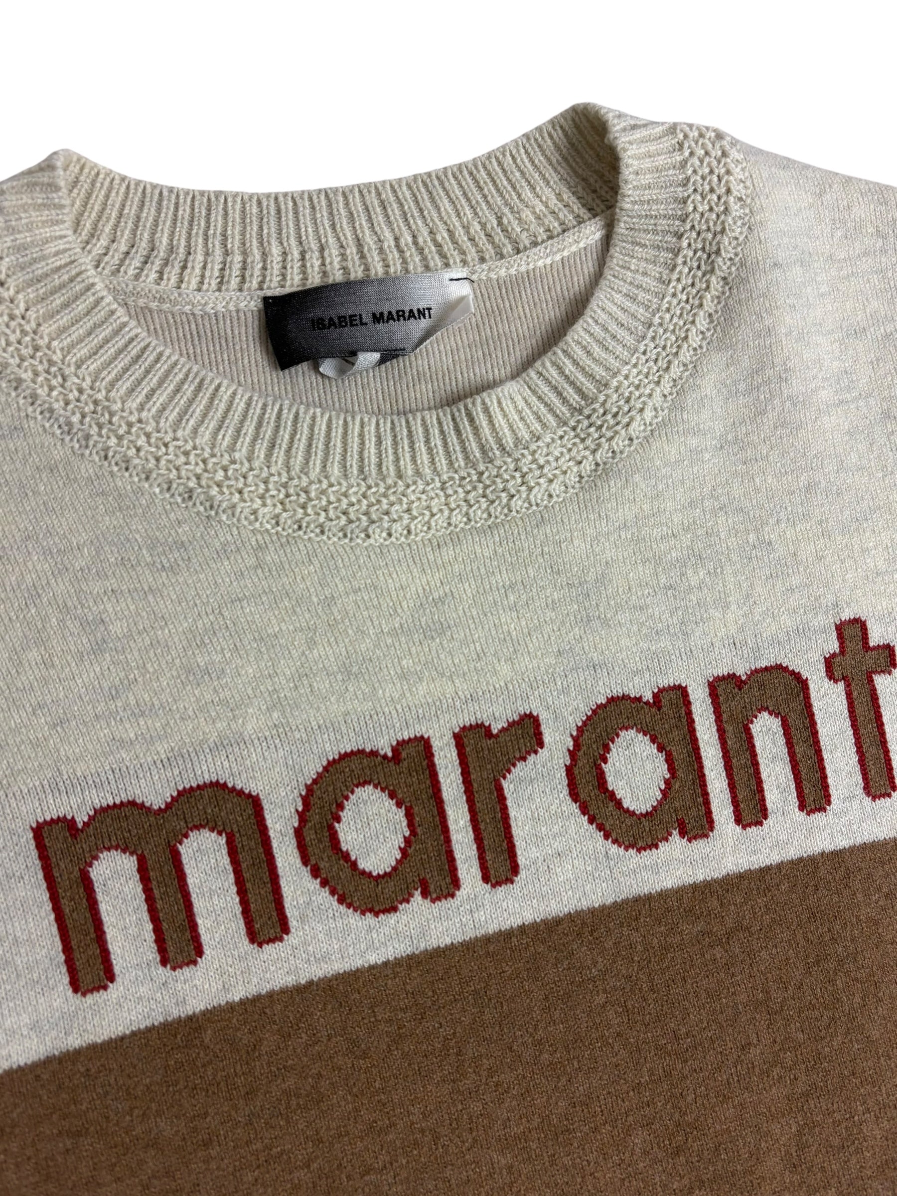 Pull Isabel Marant marron taille S - Vue de dos