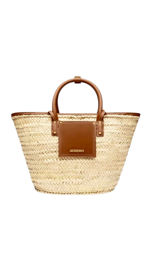 Sac Jacquemus le Panier Soli - Light Brown - Neuf