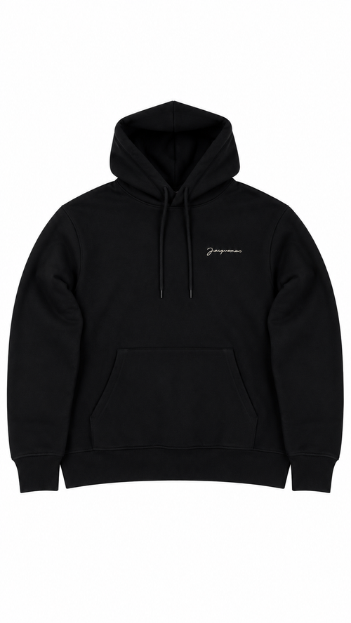 Felpa con cappuccio Jacquemus ricamata - Nero - Taglia XS - Nuovo