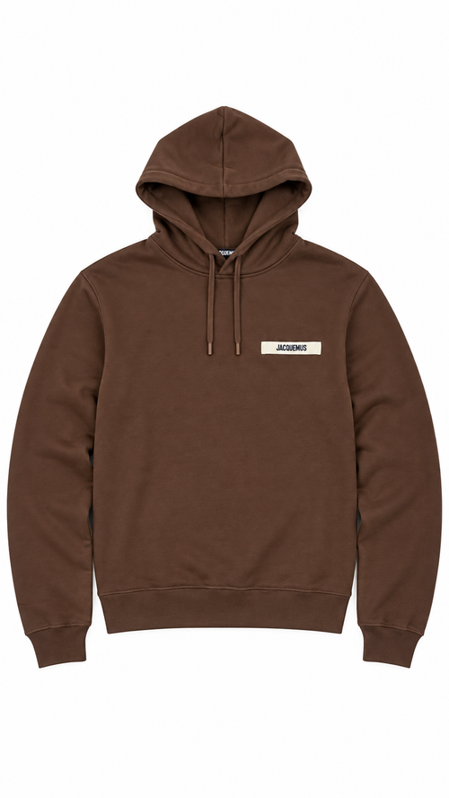 Felpa con cappuccio Jacquemus Gros Grain - Marrone - Nuovo