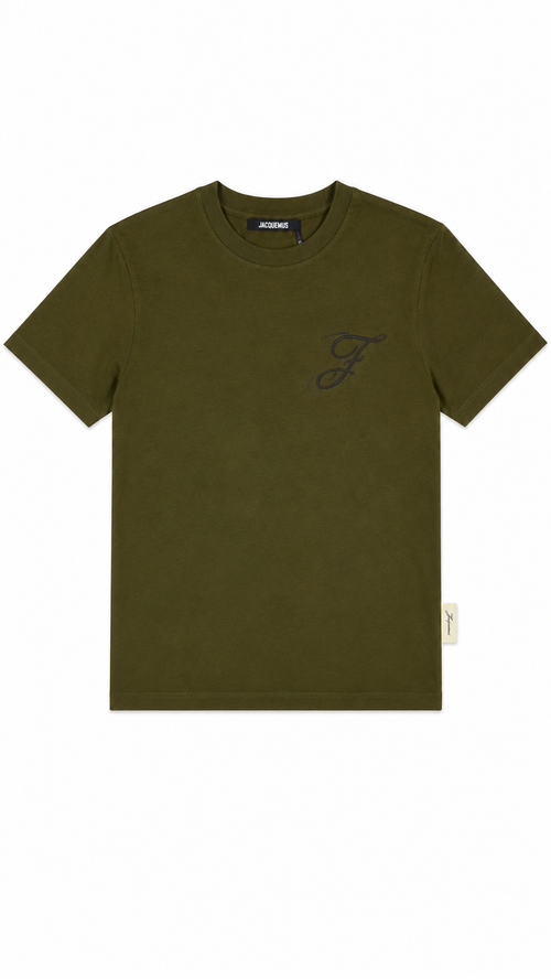 Jacquemus le Tee-Shirt Logo - Kaki - Neuf