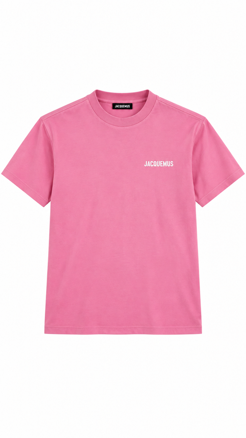 T-shirt Jacquemus con logo - Rosa - Taglia XS