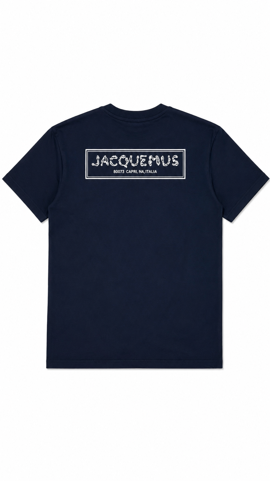 T-shirt Méru Jacquemus marine neuf, jersey de coton coupe ample — vue 2