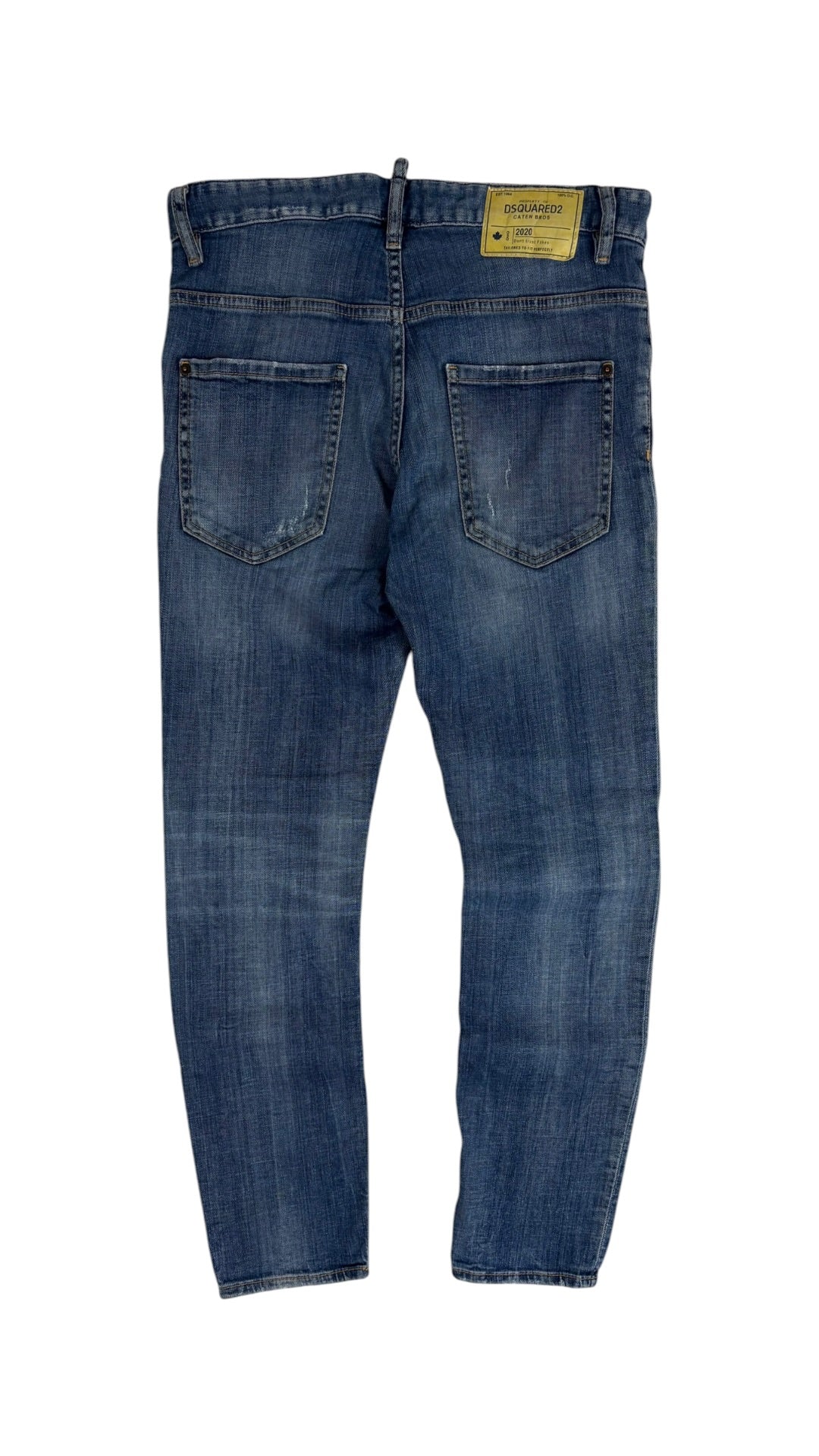 Jean Dsquared2 marine taille 44 reconditionné - vue dos | Authentique NB08
