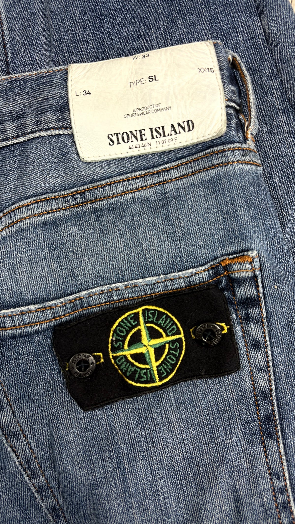Jean Stone Island Vintage Bleu Taille W33 – photo complémentaire 2 – NB08 Shop