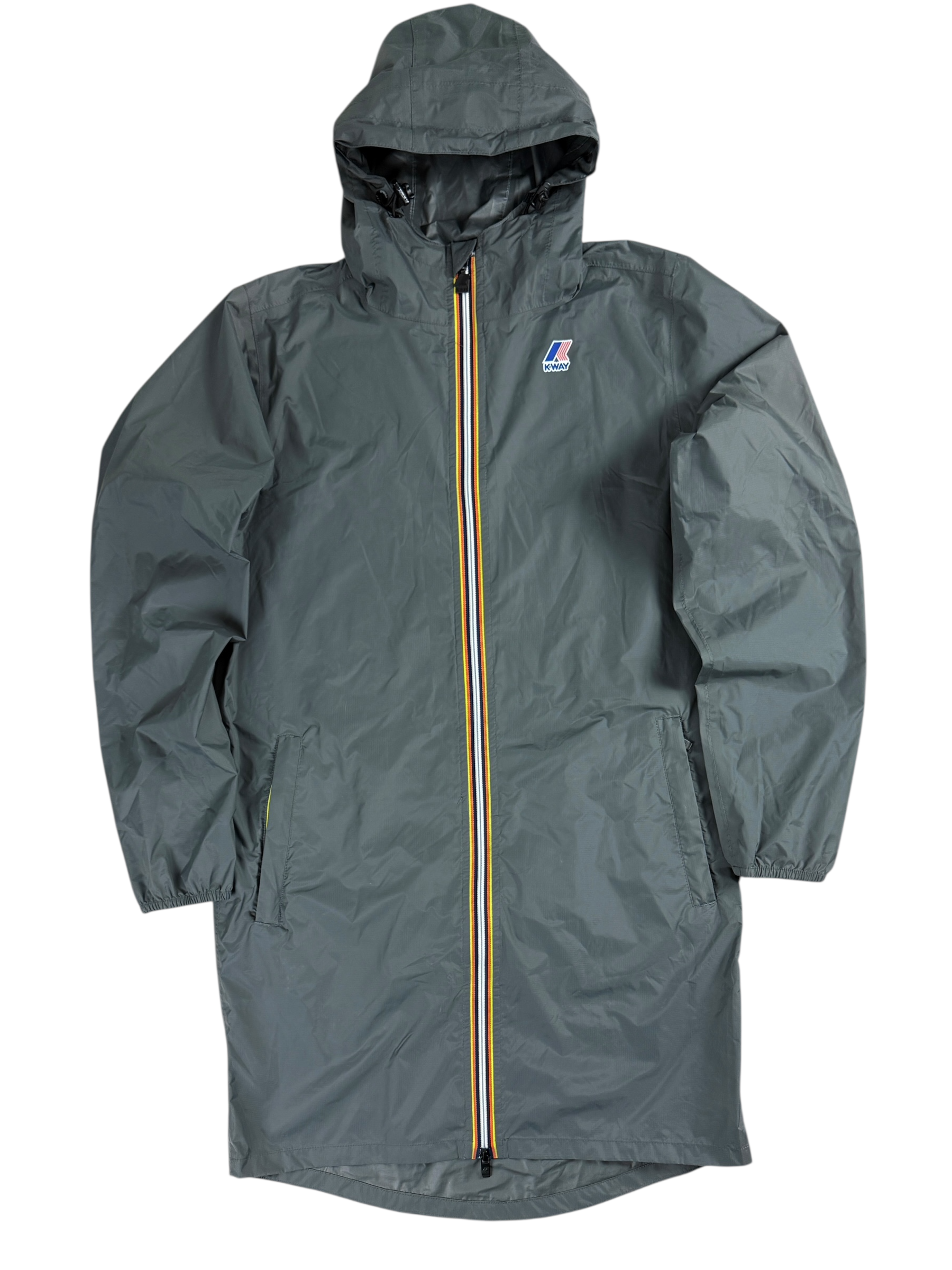 Parka K-Way gris taille S - Vue de face