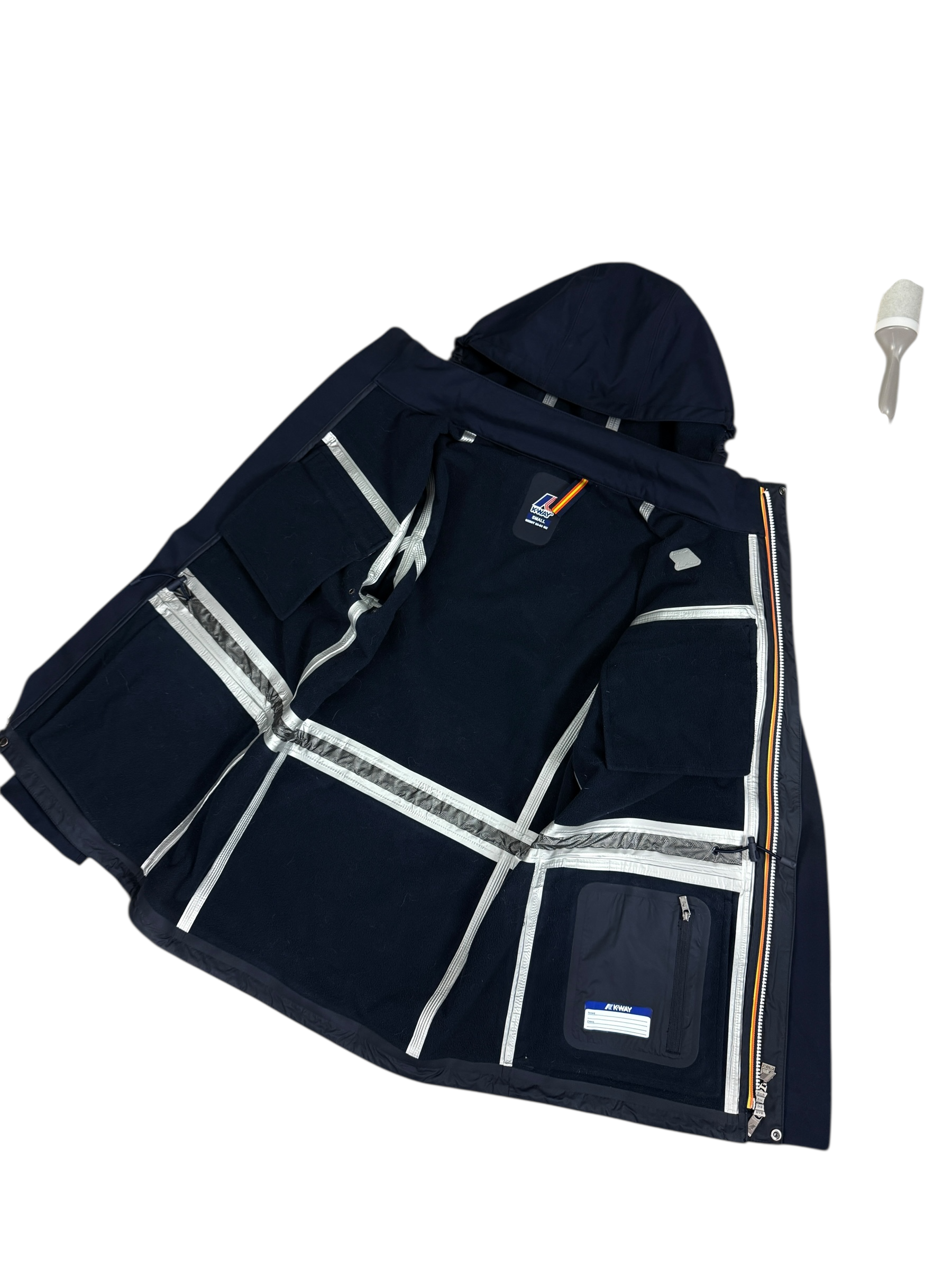 Parka K-Way marine taille S - Détail
