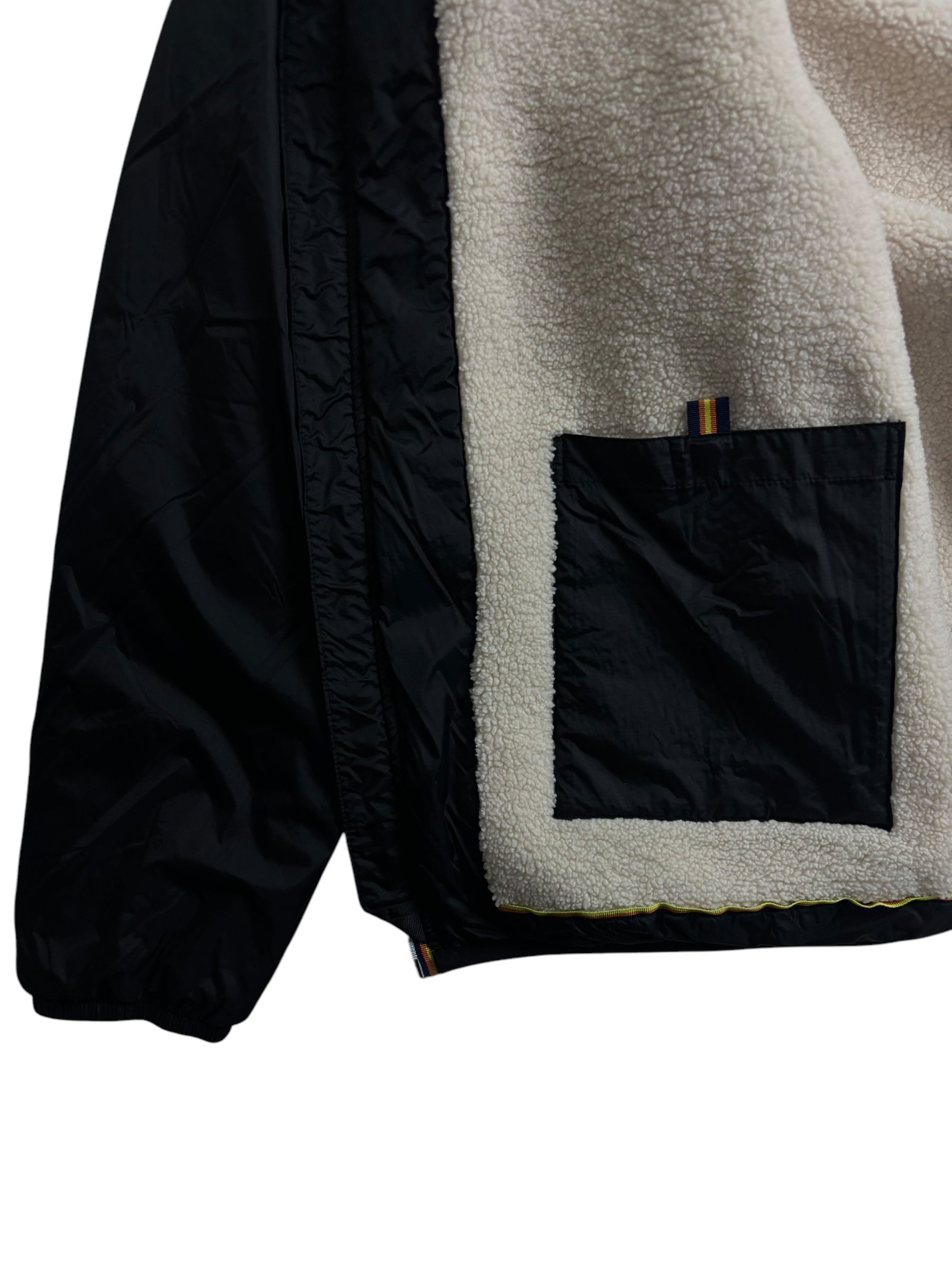 Parka K-Way marine taille XL - Logo et étiquette