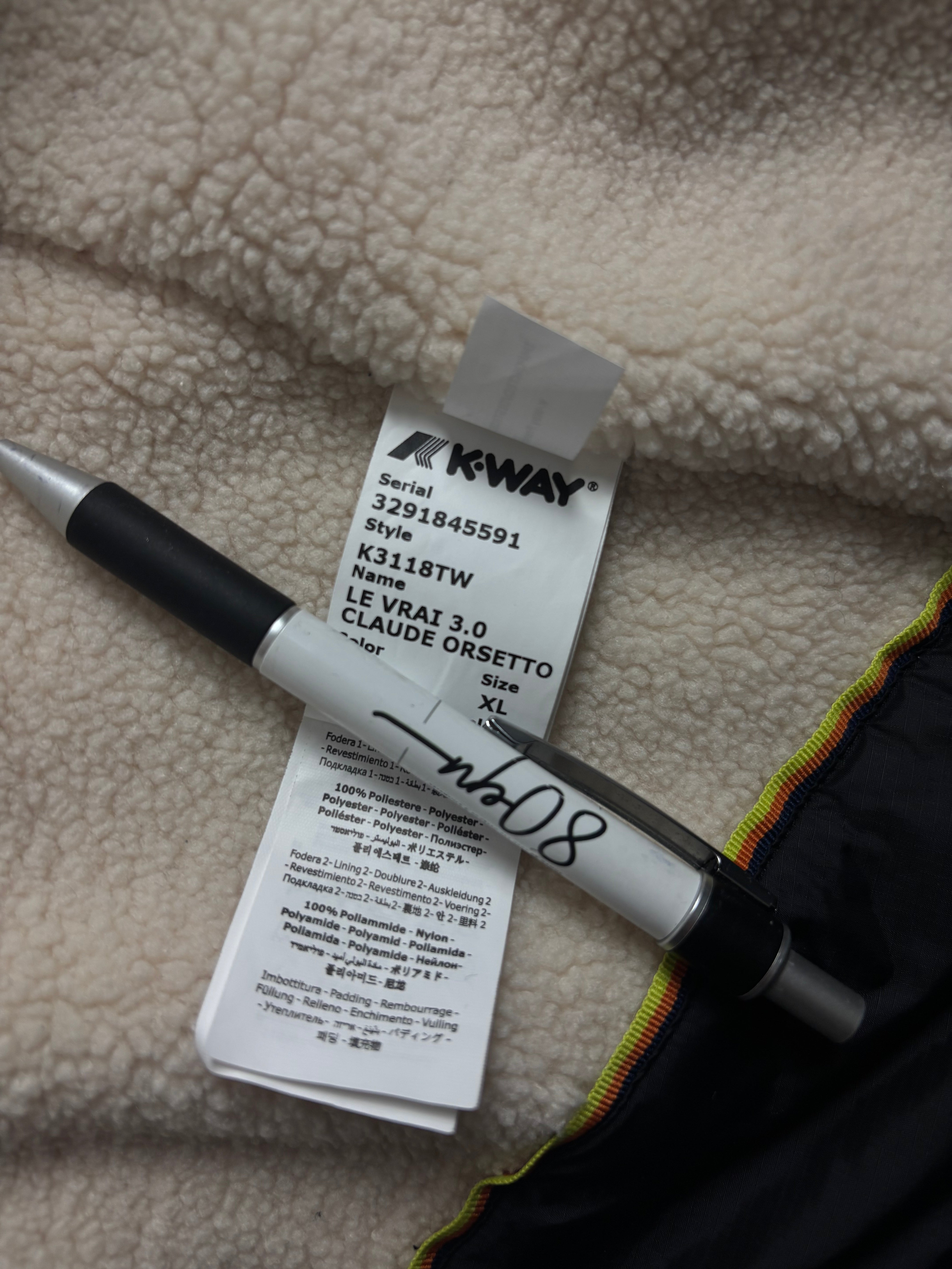 Parka K-Way marine taille XL - Vue 6