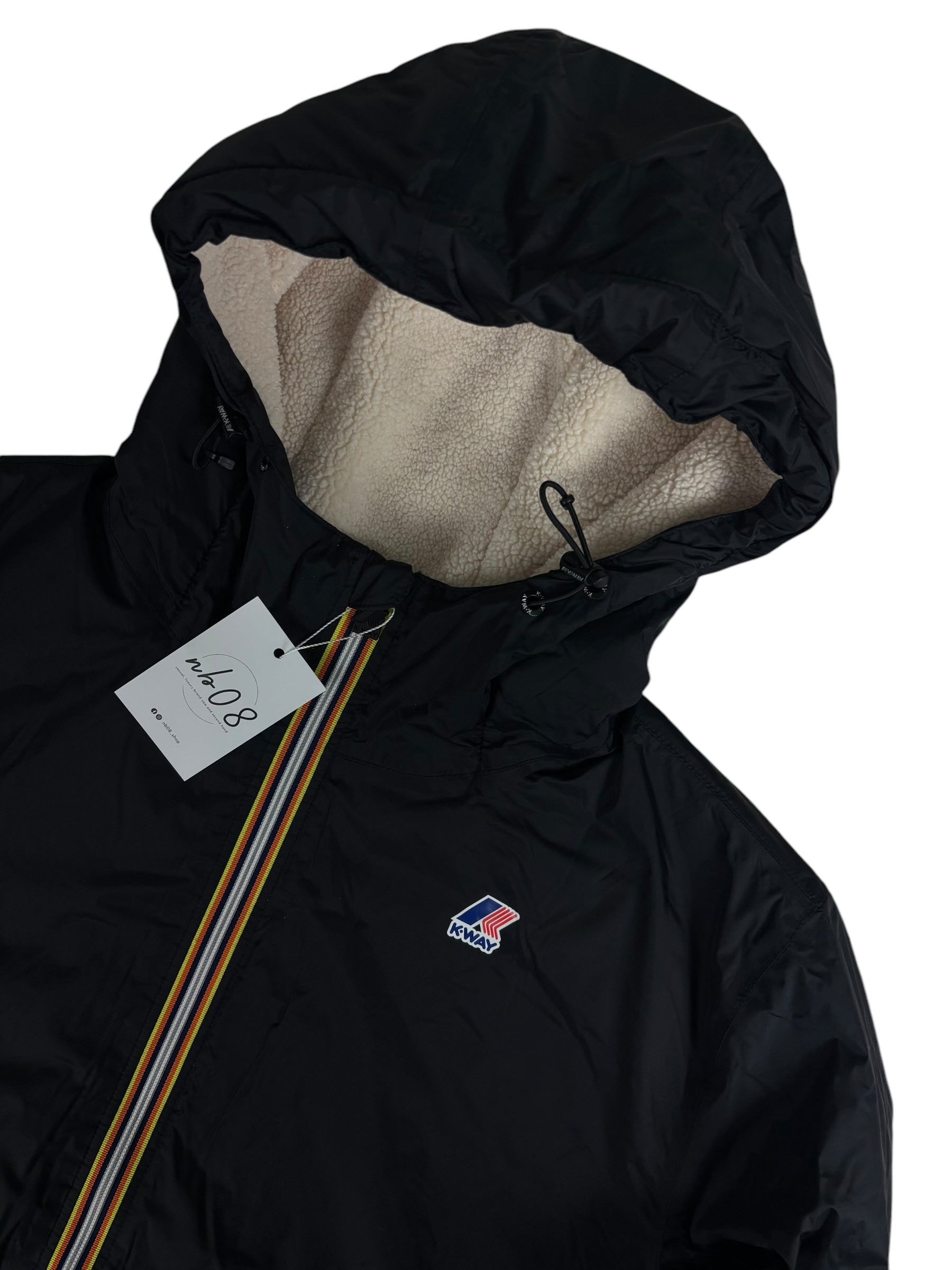 Parka K-Way marine taille XL - Vue de dos