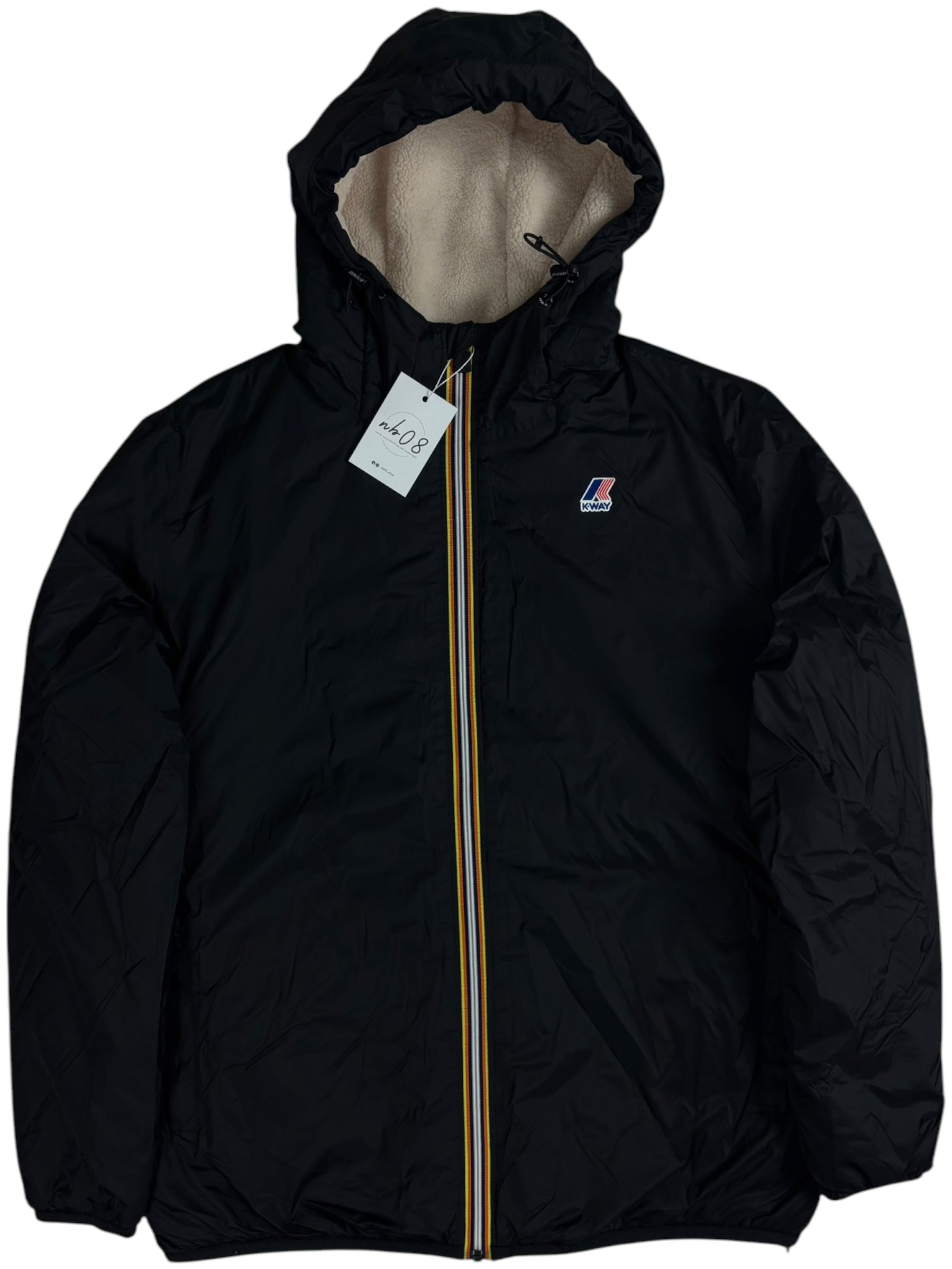 Parka K-Way marine taille XL - Vue de face