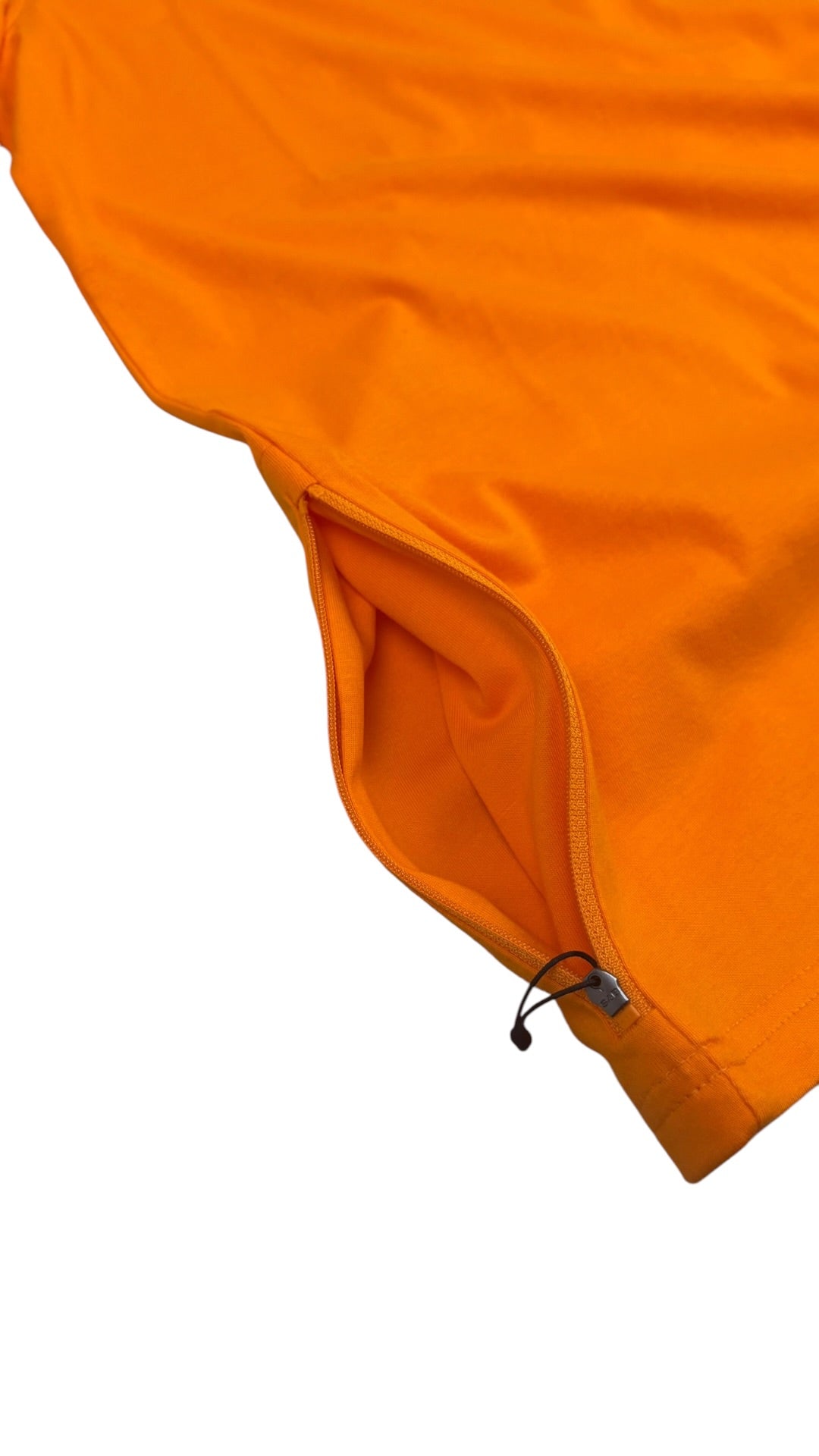 Tee-shirt K-Way Leonide orange, neuf, détail étiquettes et finitions — vue 6
