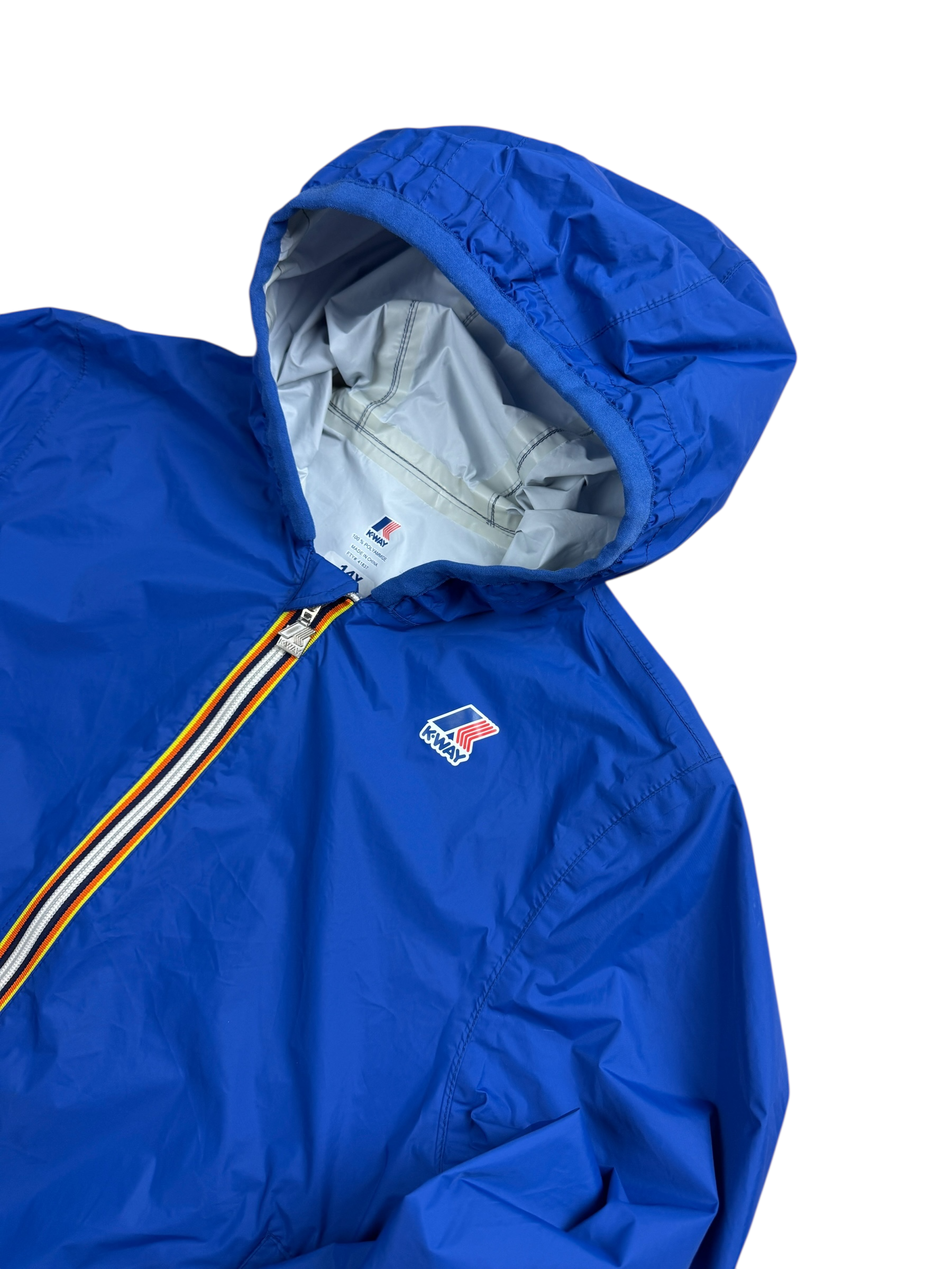 Veste K-Way bleu taille XS - Vue de dos