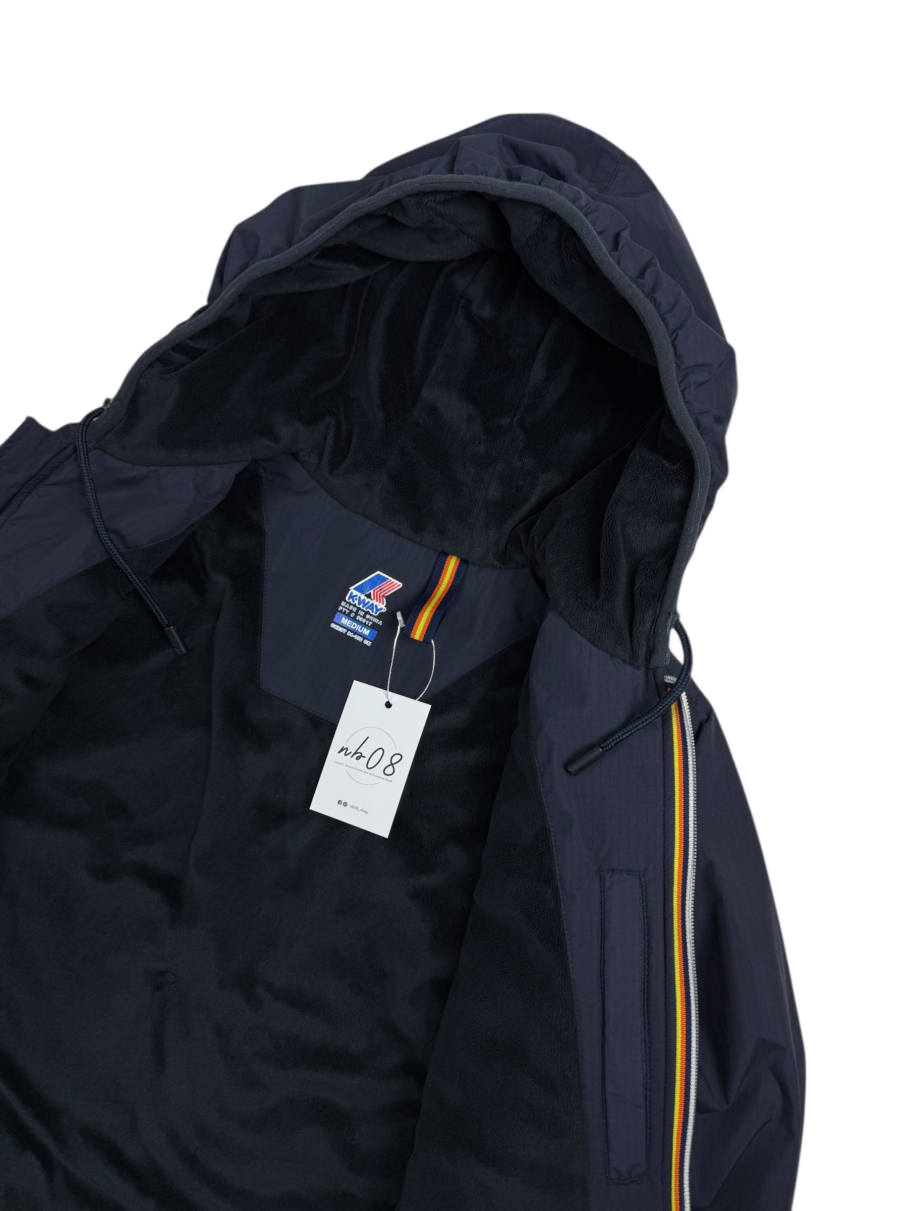 Veste K-Way marine taille M - Vue de dos