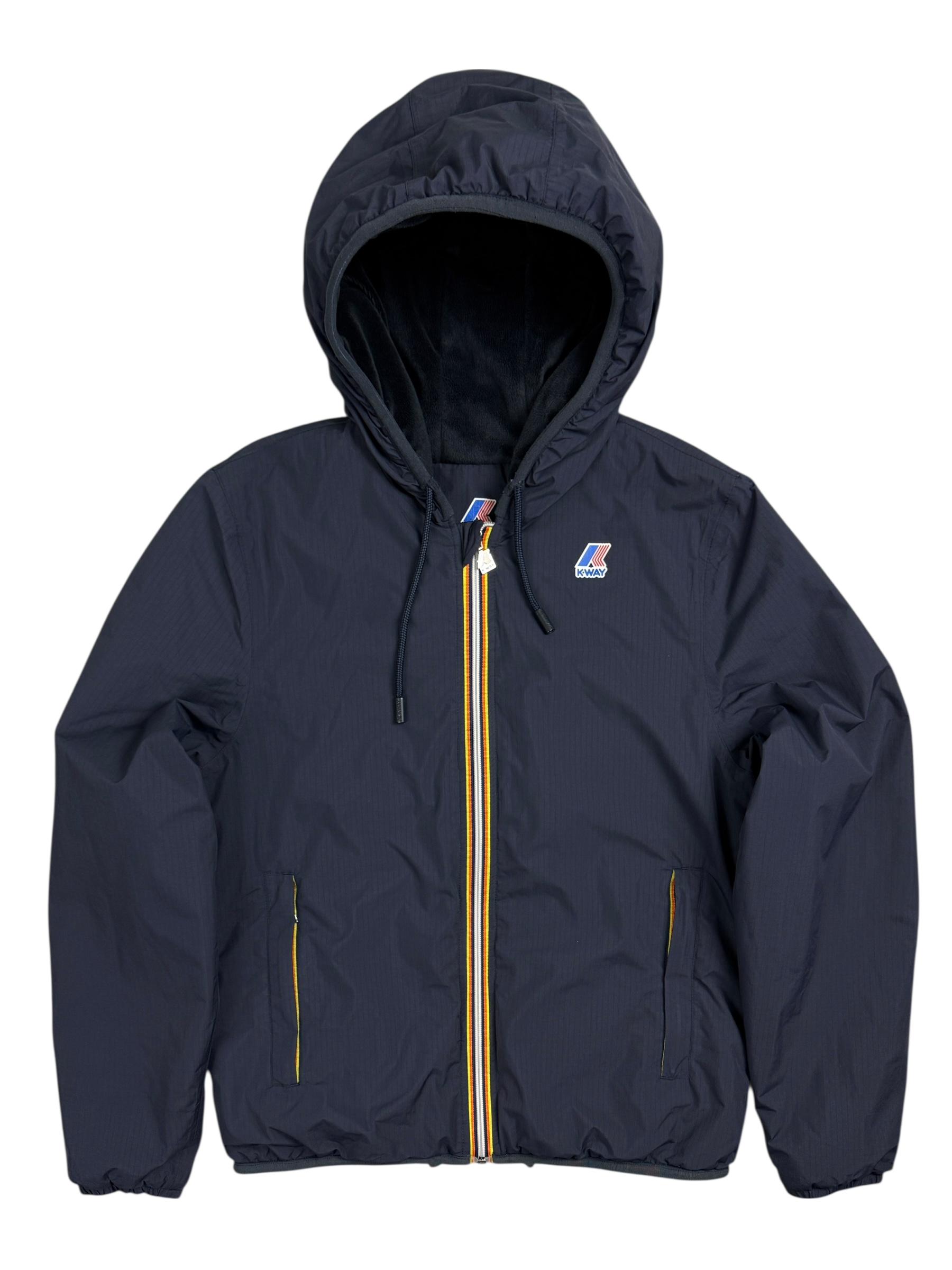 Veste K-Way marine taille M - Vue de face