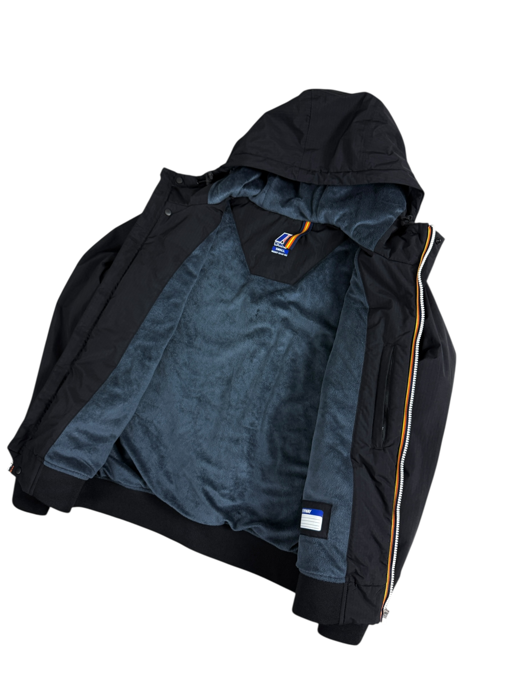 Veste K-Way noir taille S - Vue de dos