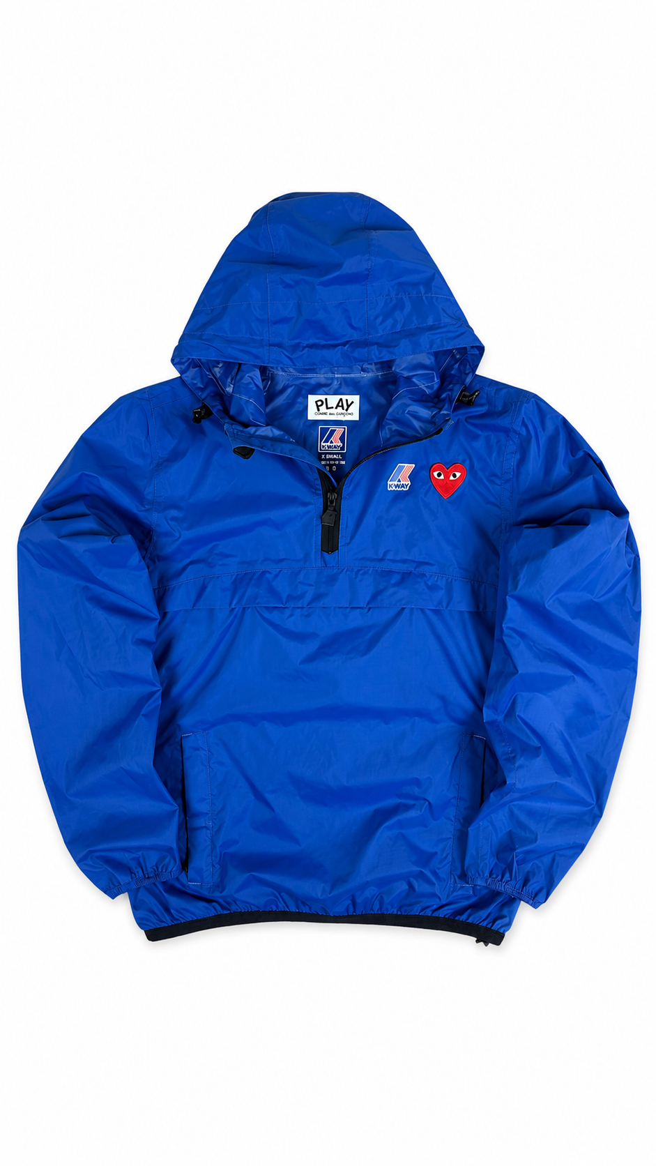 Coupe Vent K-Way x Comme des Garçons bleu taille XS - vue 1