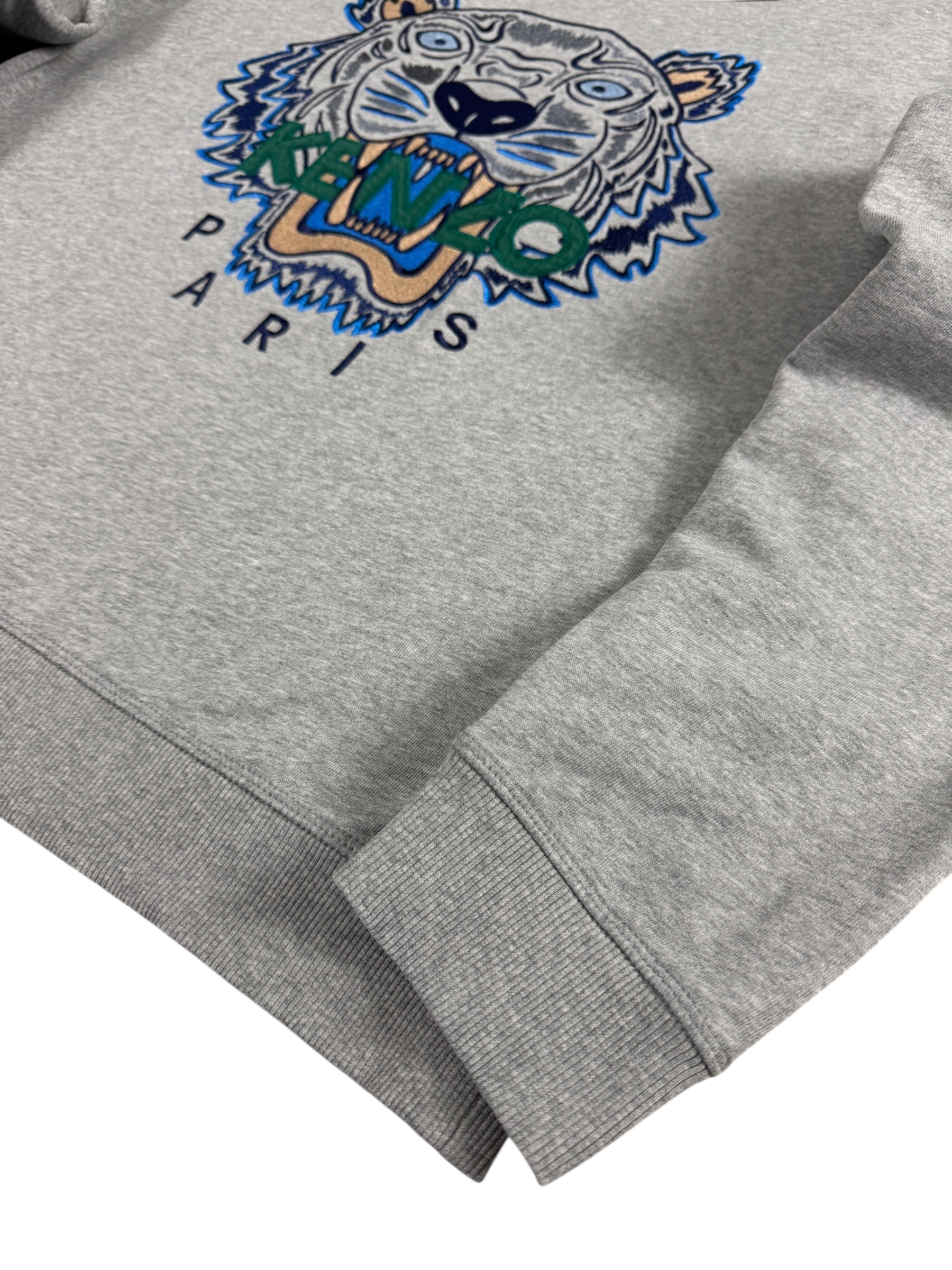 Pull Kenzo gris taille L - Détail