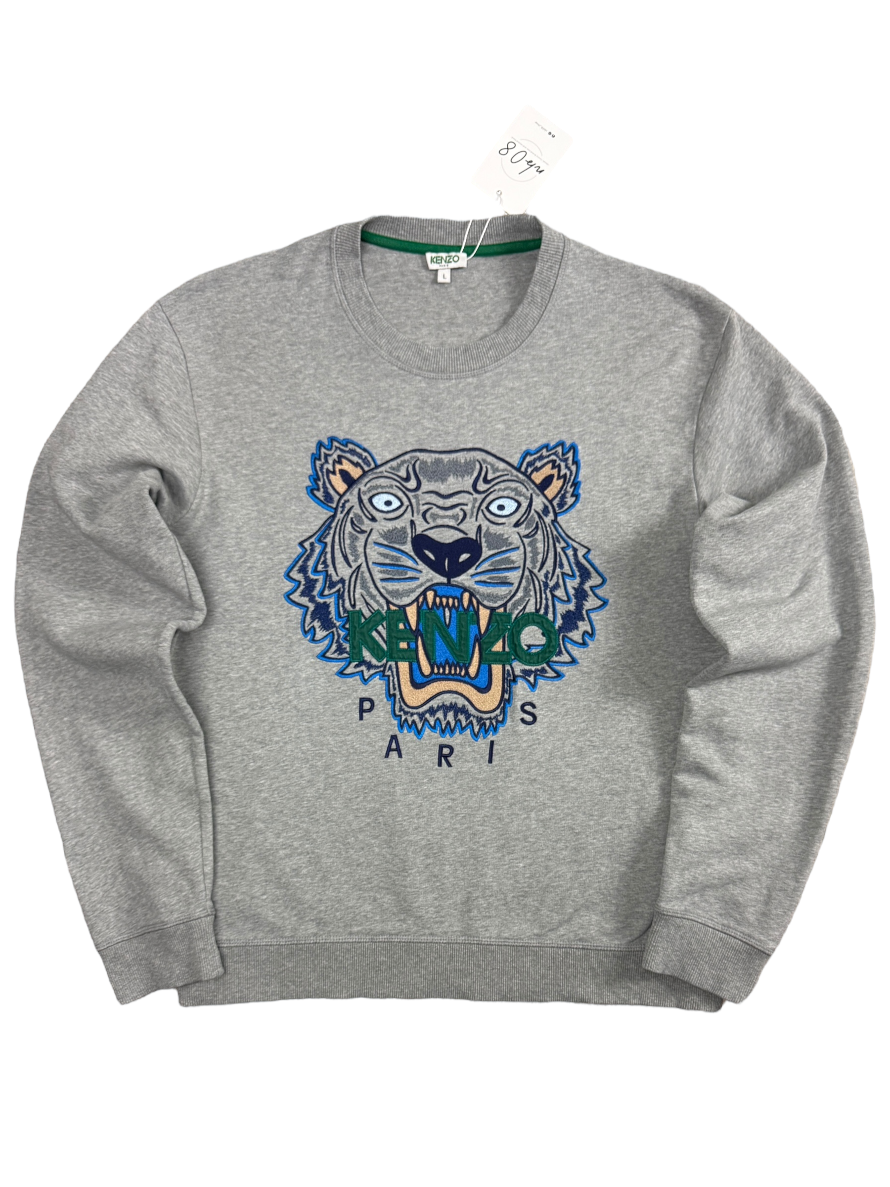 Pull Kenzo gris taille L - Vue de face