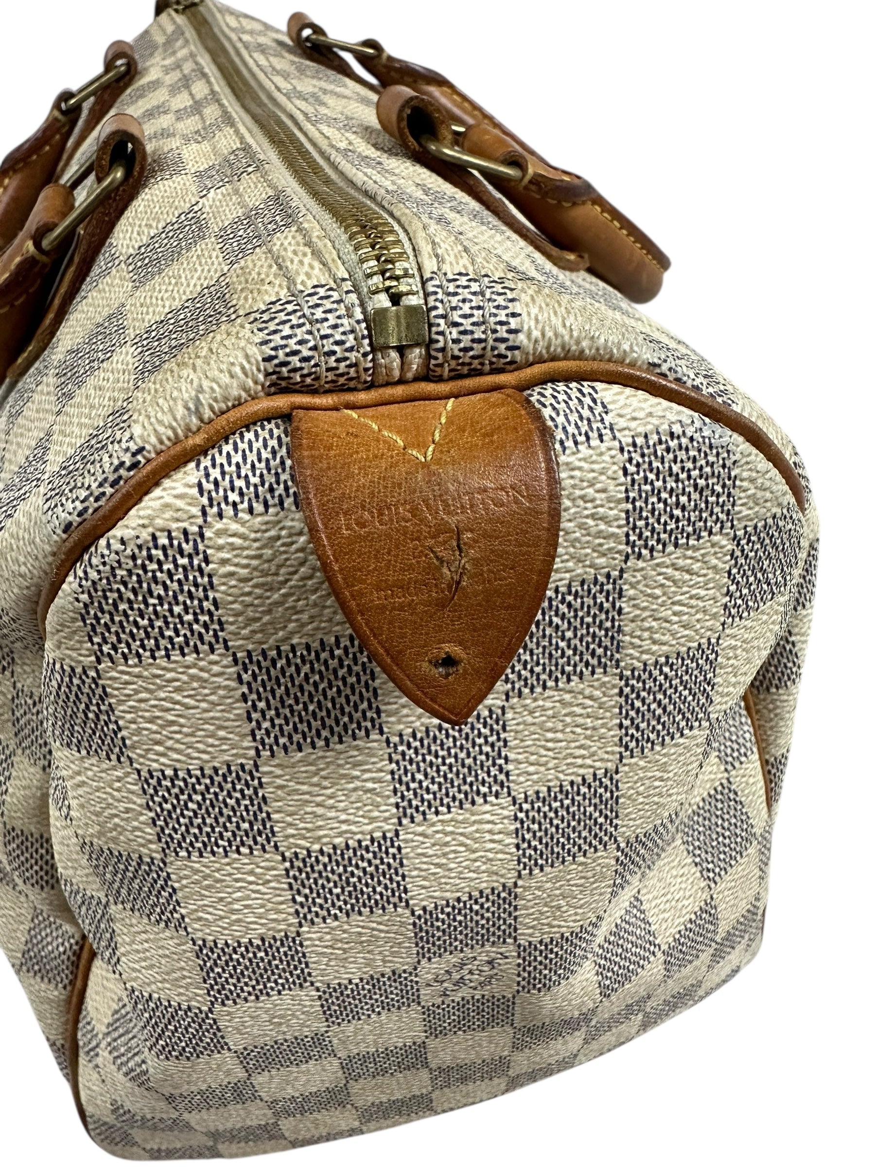 Sac Louis Vuitton beige / marron taille 30 - Vue 9