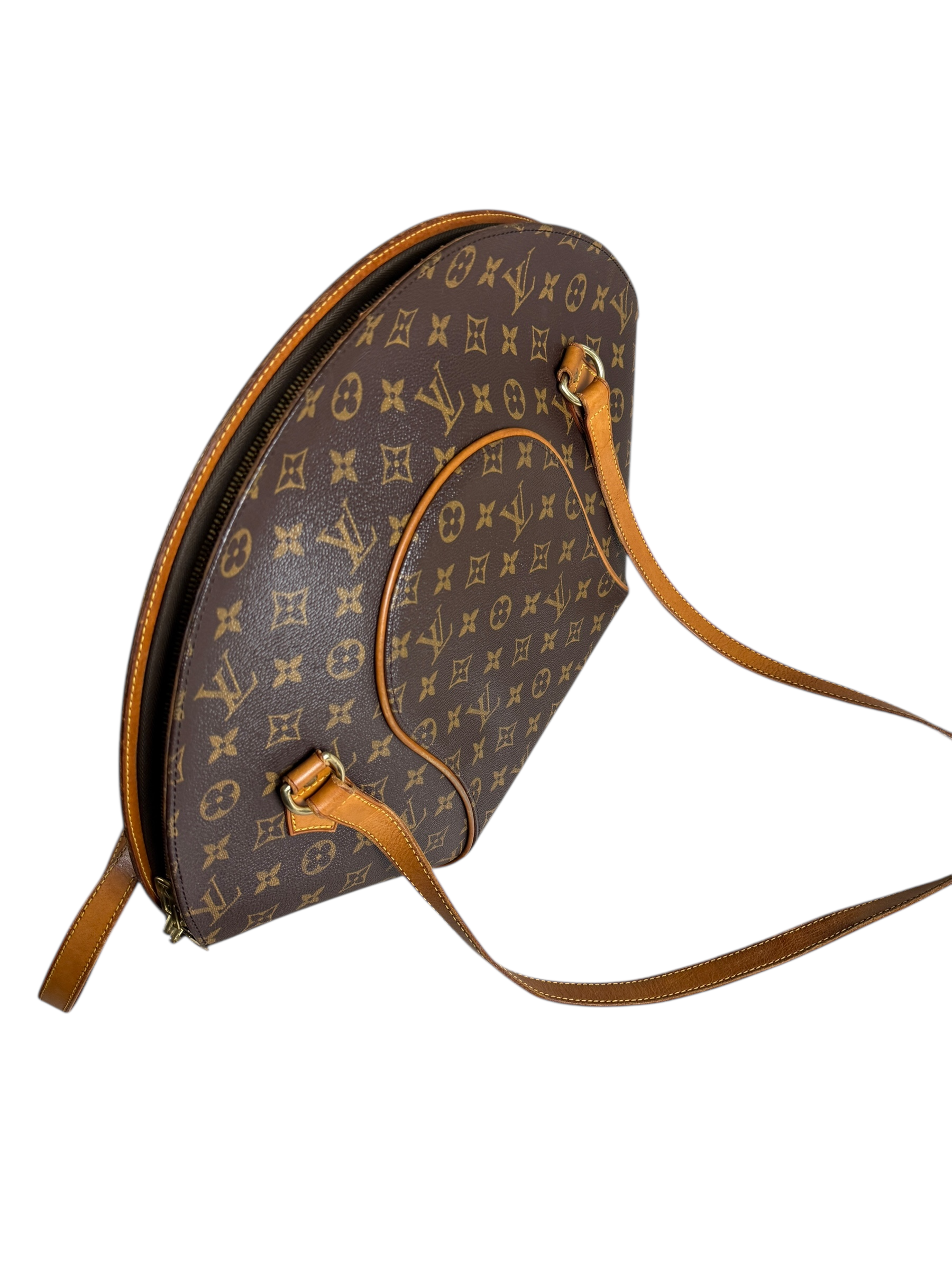 Sac Louis Vuitton marron taille 30 - Logo et étiquette