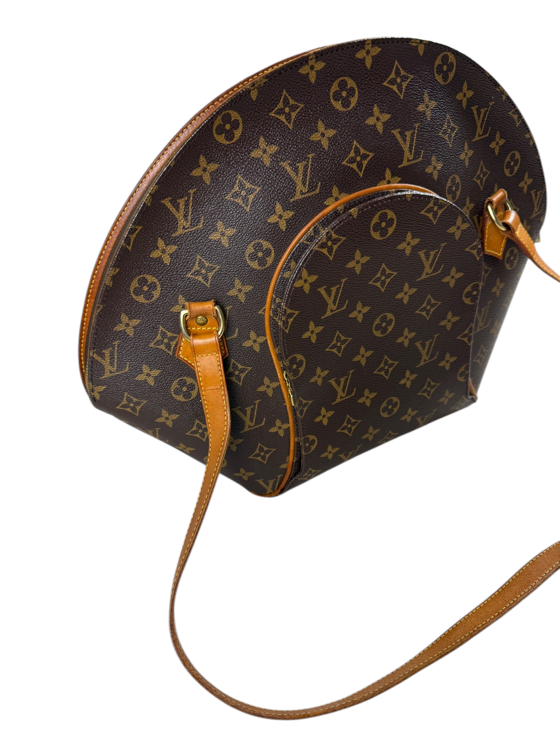 Sac Louis Vuitton marron taille 30 - Vue de dos