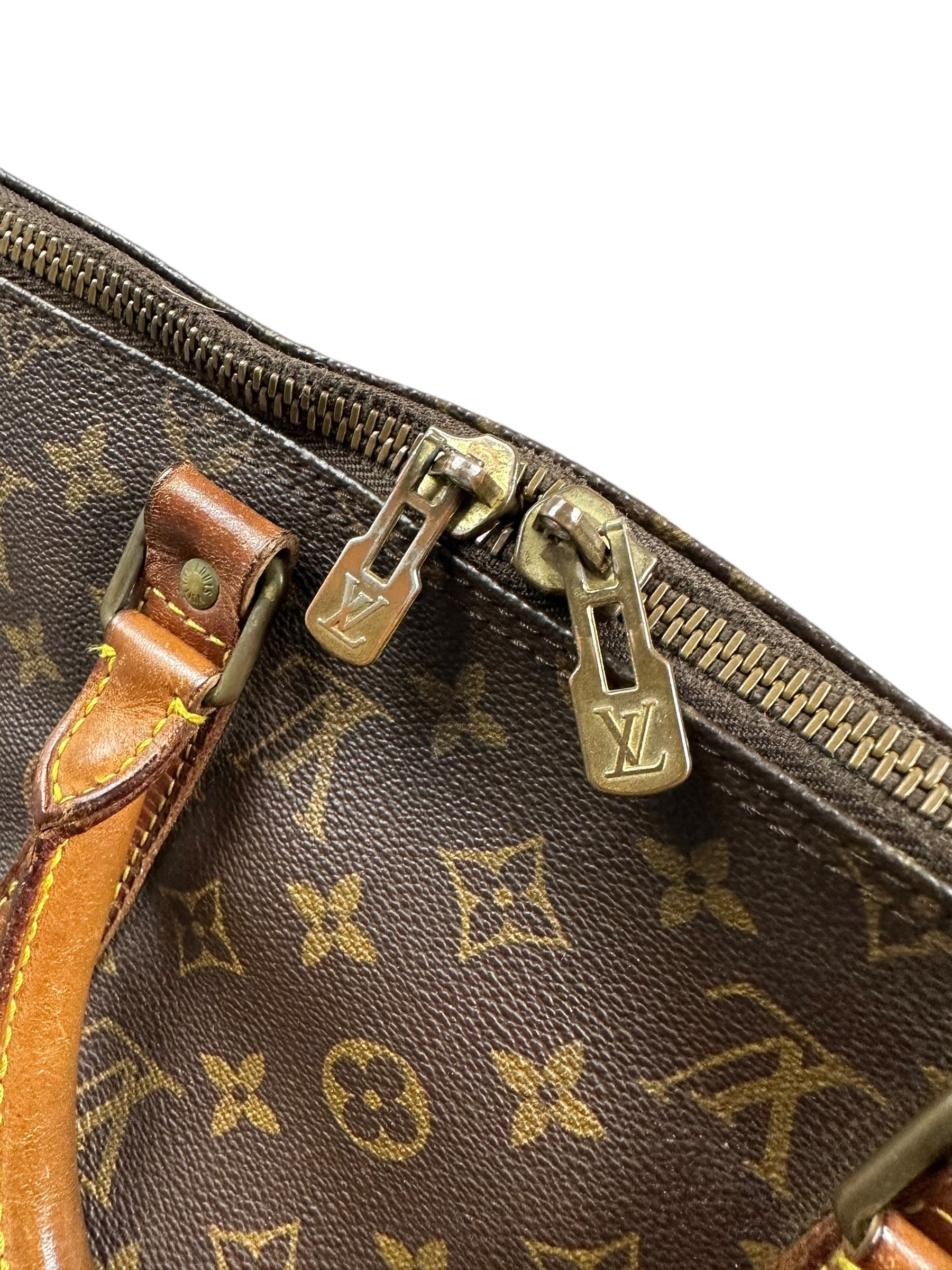 Sac Louis Vuitton marron taille 50 - Détail
