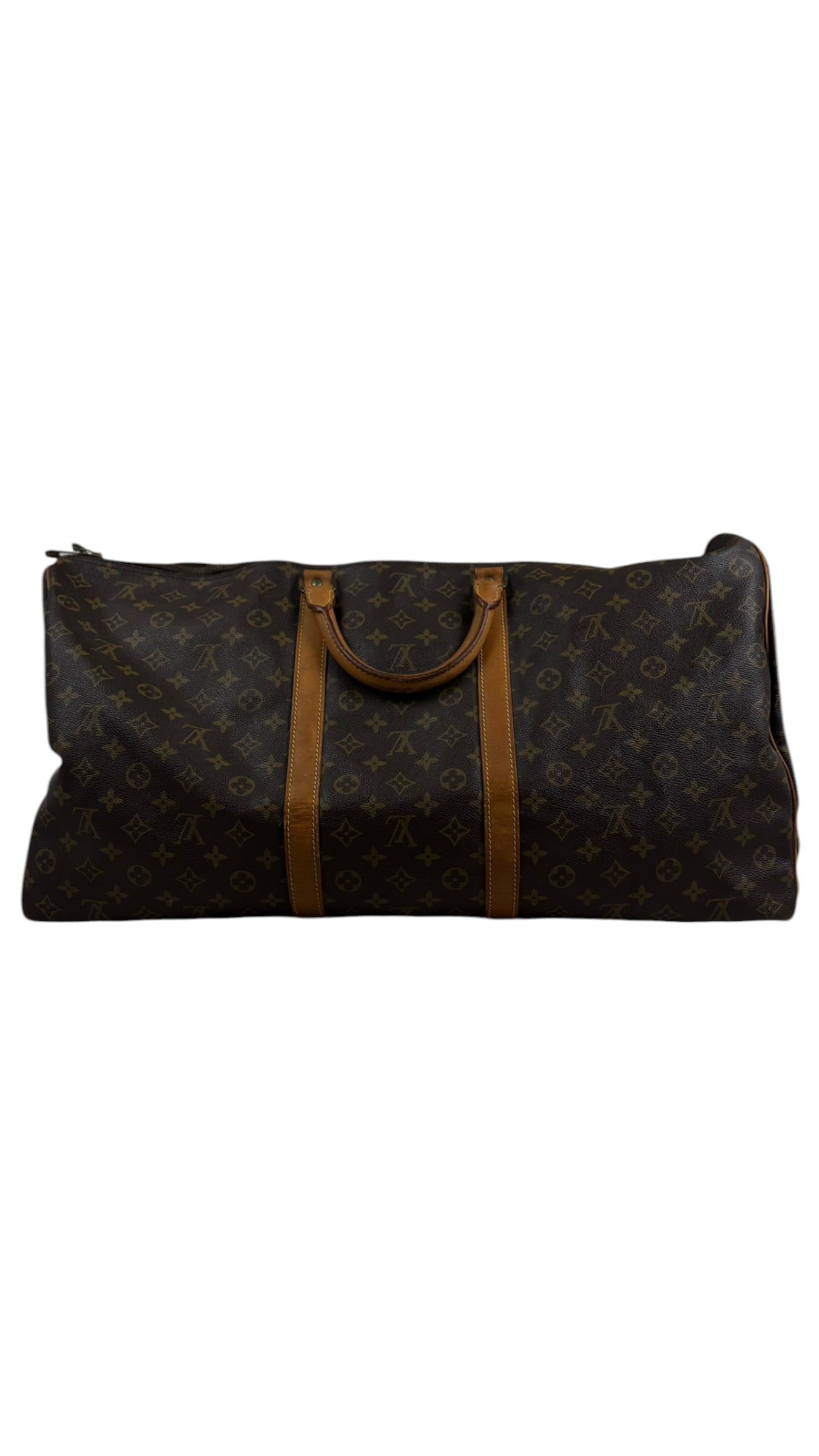 Sac Louis Vuitton marron taille 60 - Vue de face