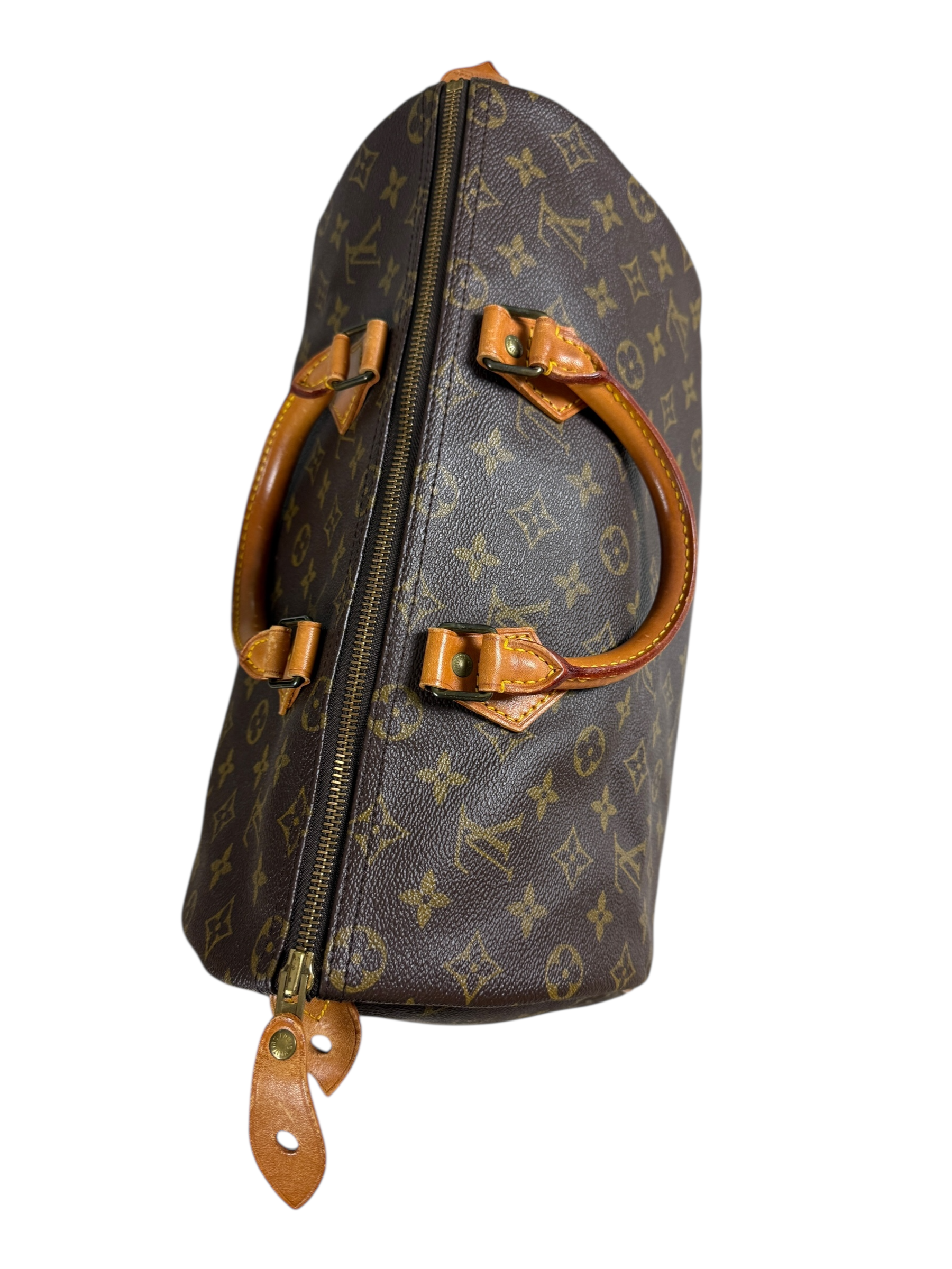 Sac Louis Vuitton marron taille Moyenne - Détail