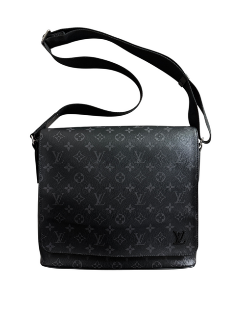 Sacoche Louis Vuitton District Grand Modèle - Noir - Taille UNI